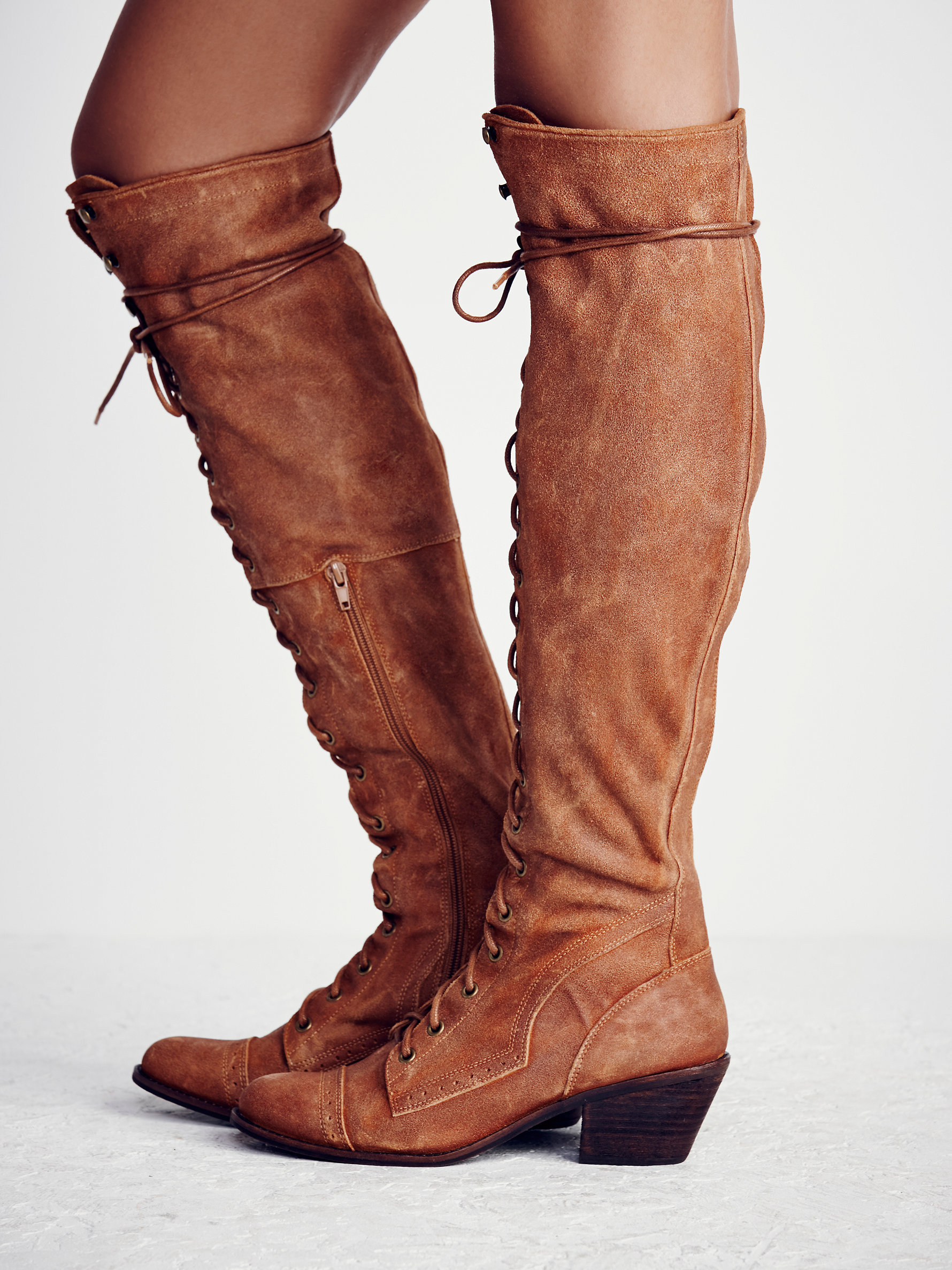 Free people joe cheap lace up boot