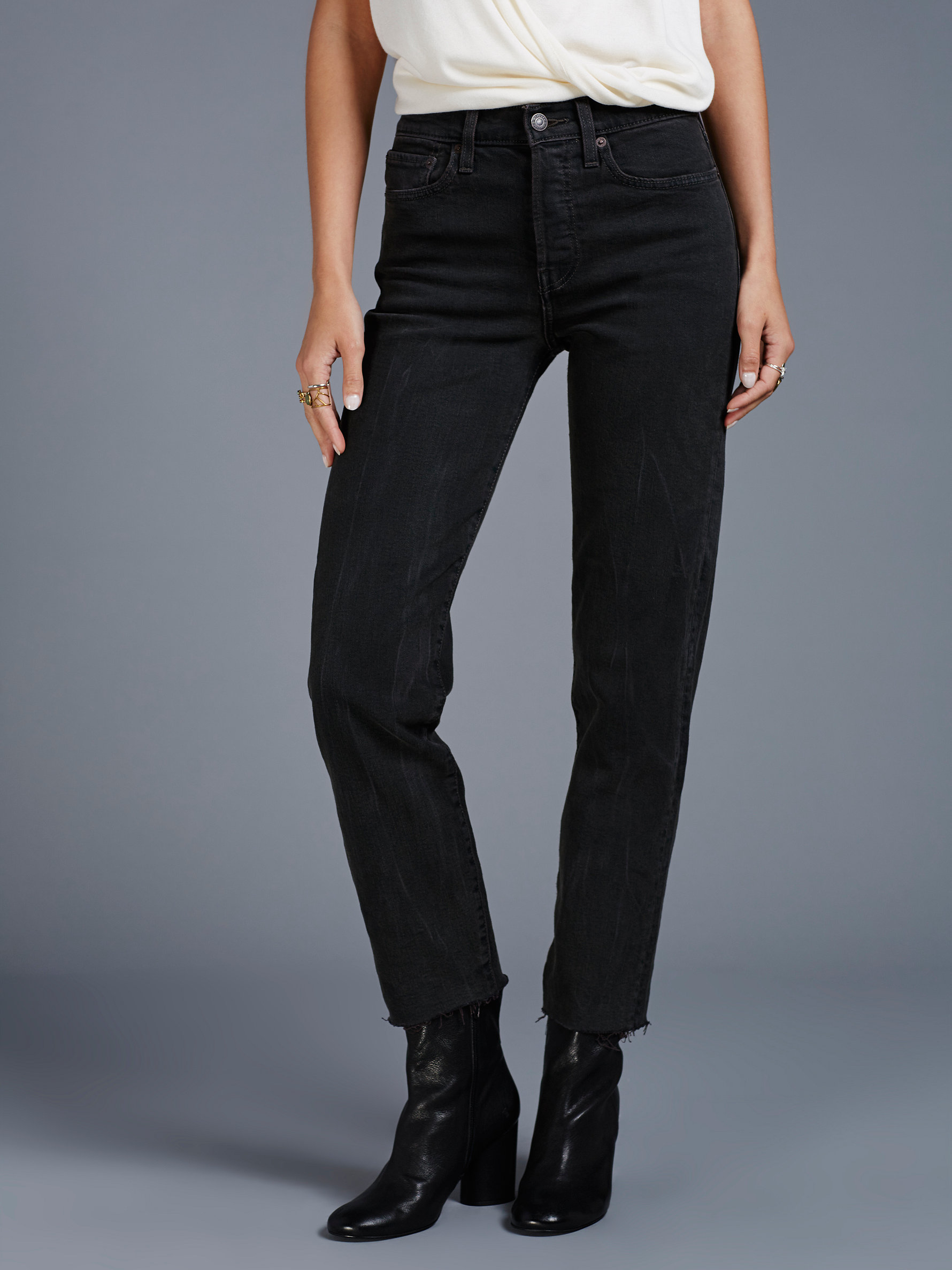levi's wedgie icon jeans black