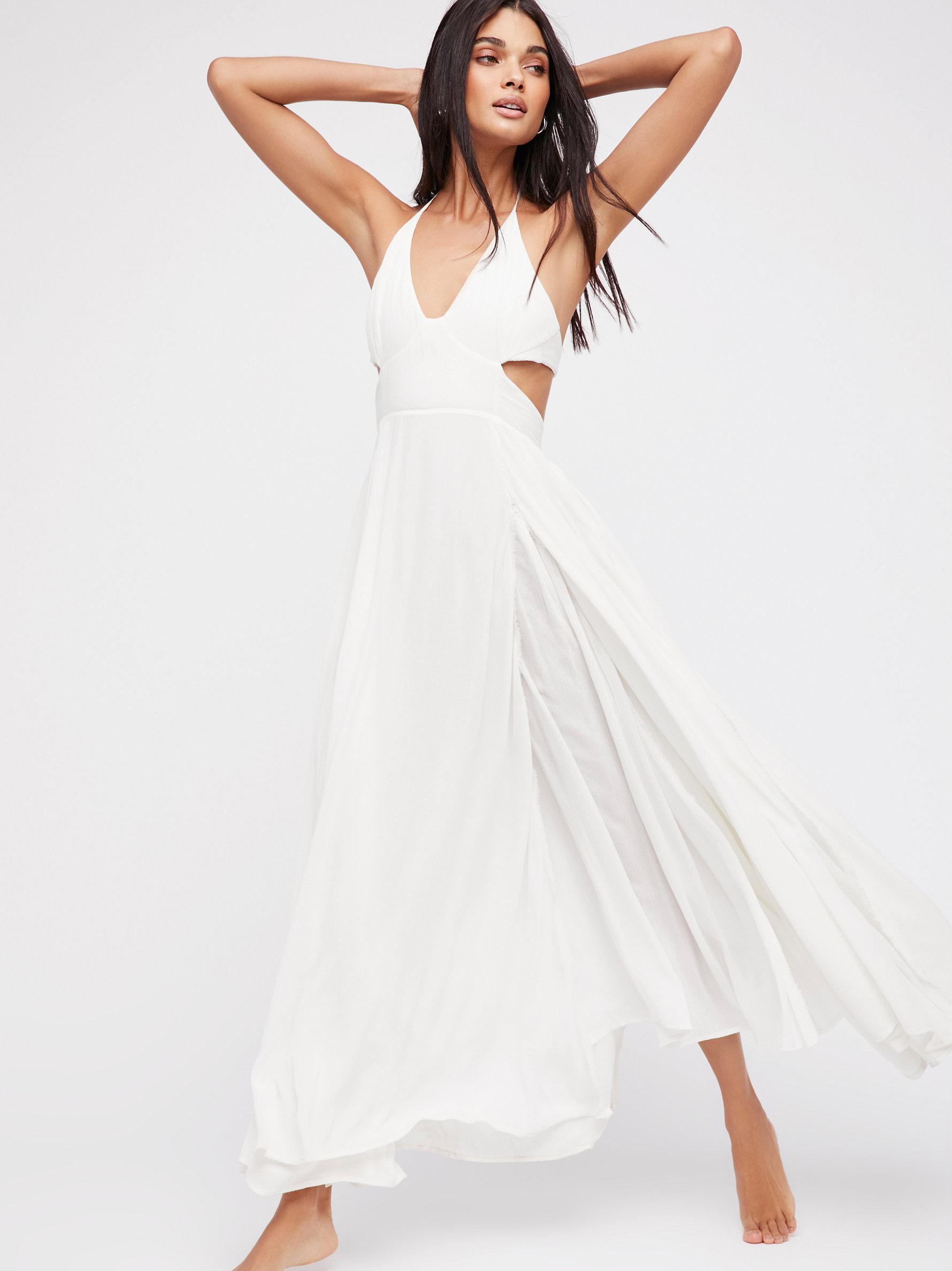 white maxi dress pretty little thing