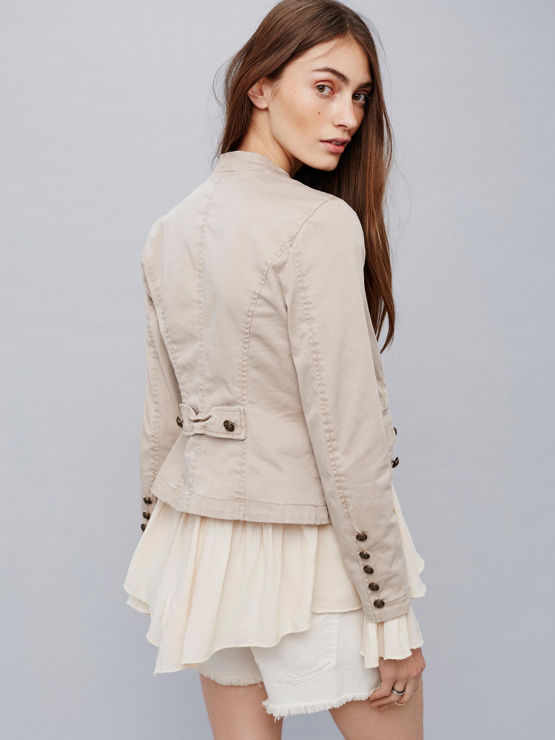 Free People Romantic Ruffles Jacket | Lyst