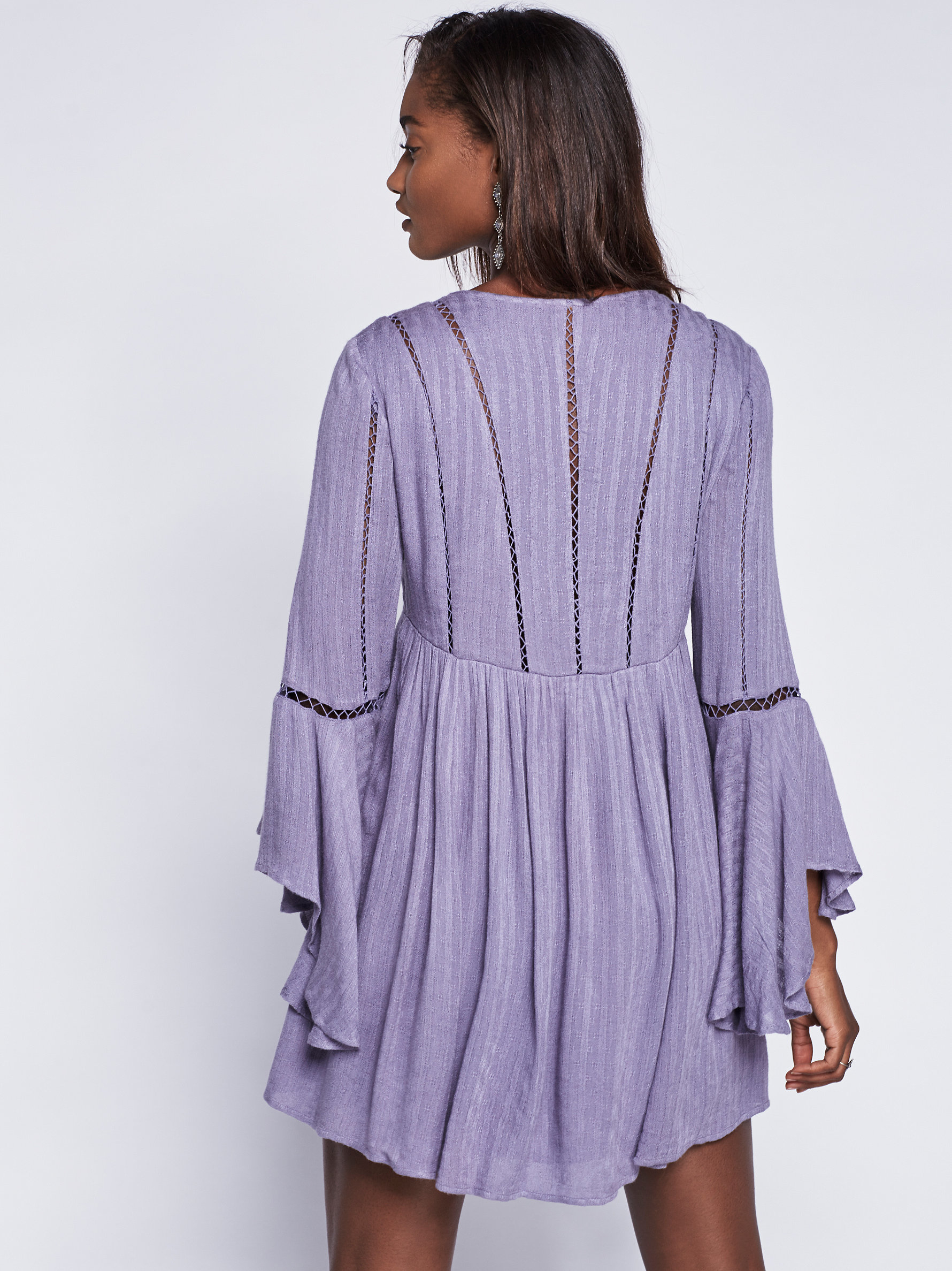 Romeo Mini Dress in Purple | Lyst