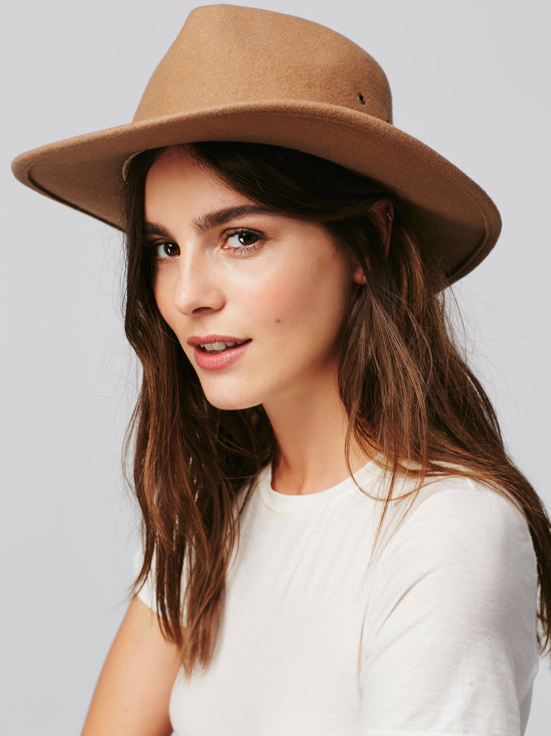camel felt hat