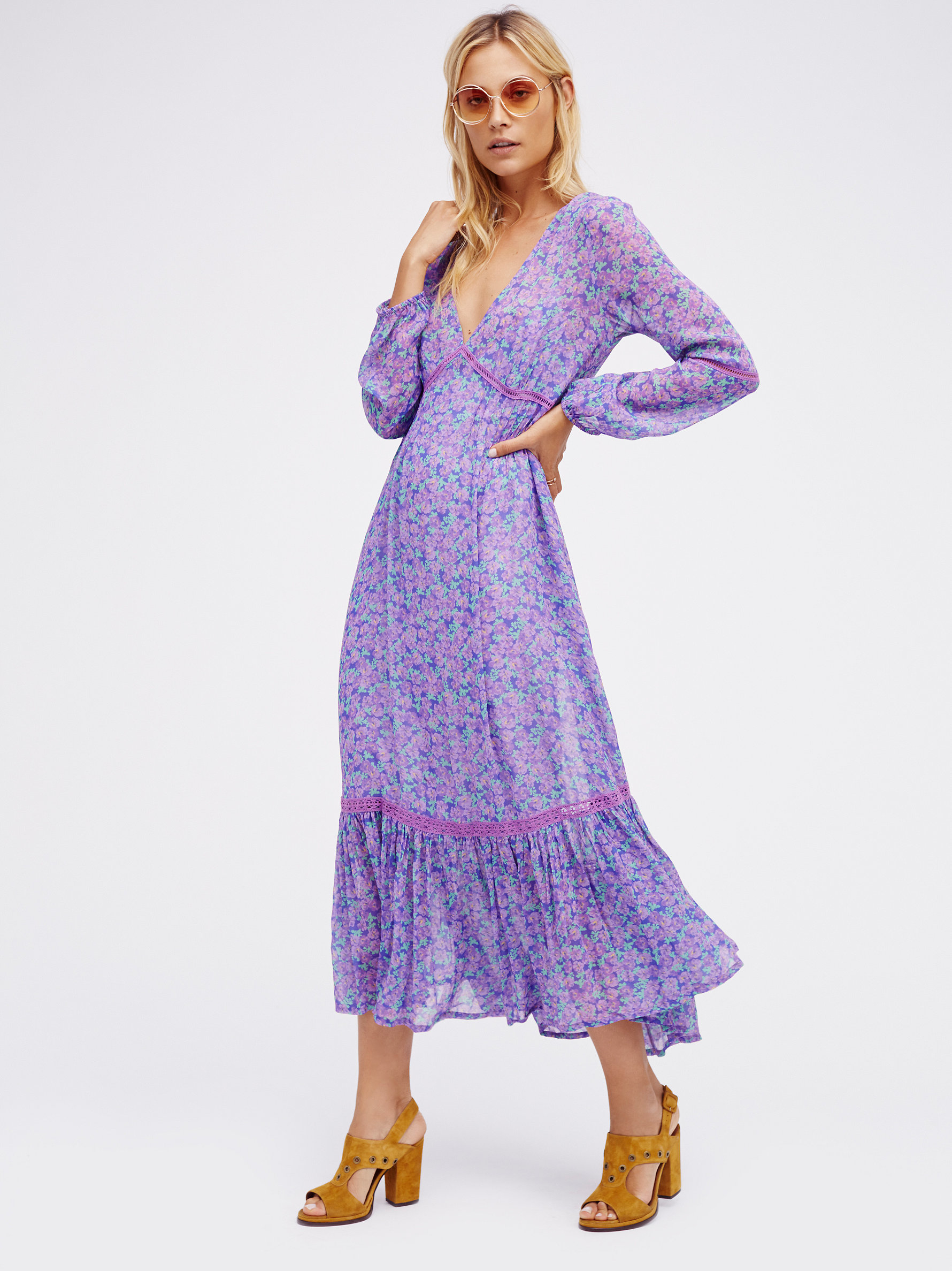 free people wildflower maxi dress