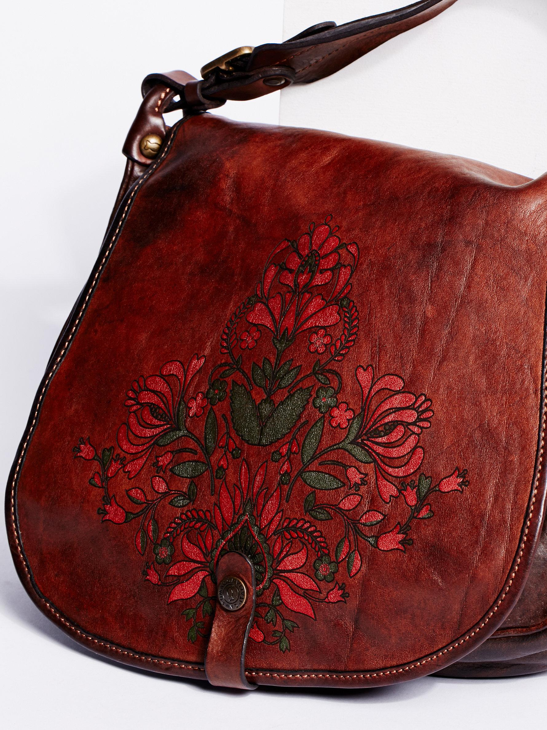 woodstock leather duffle bag