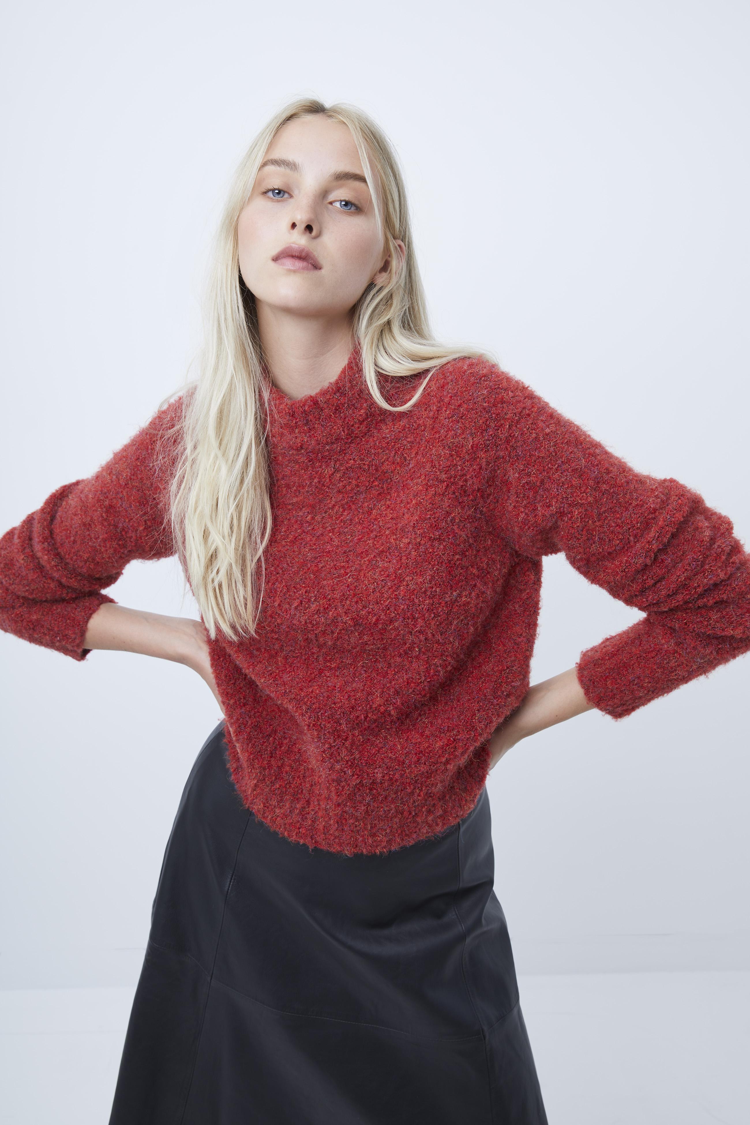 french connection red jumper