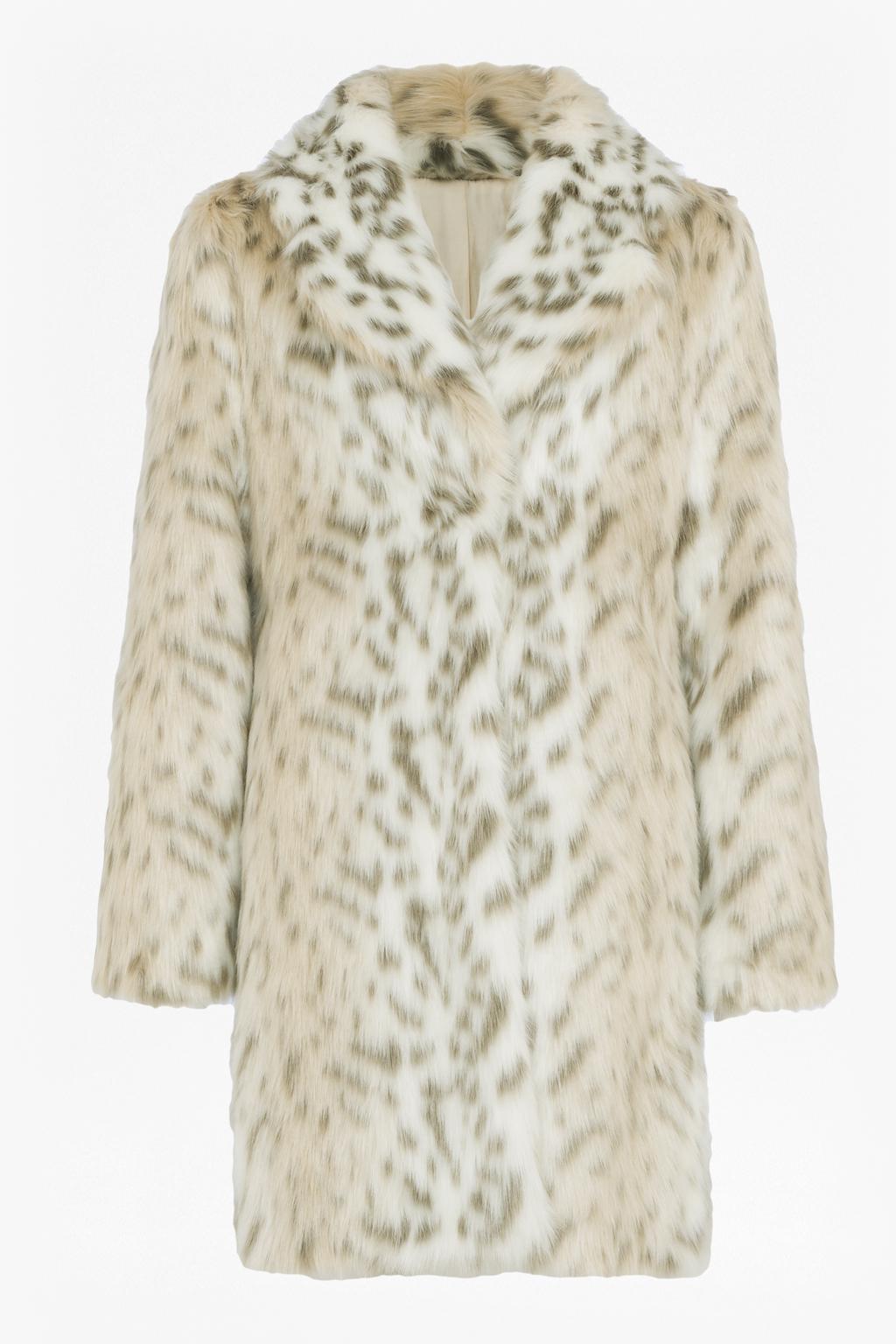 french connection leopard coat