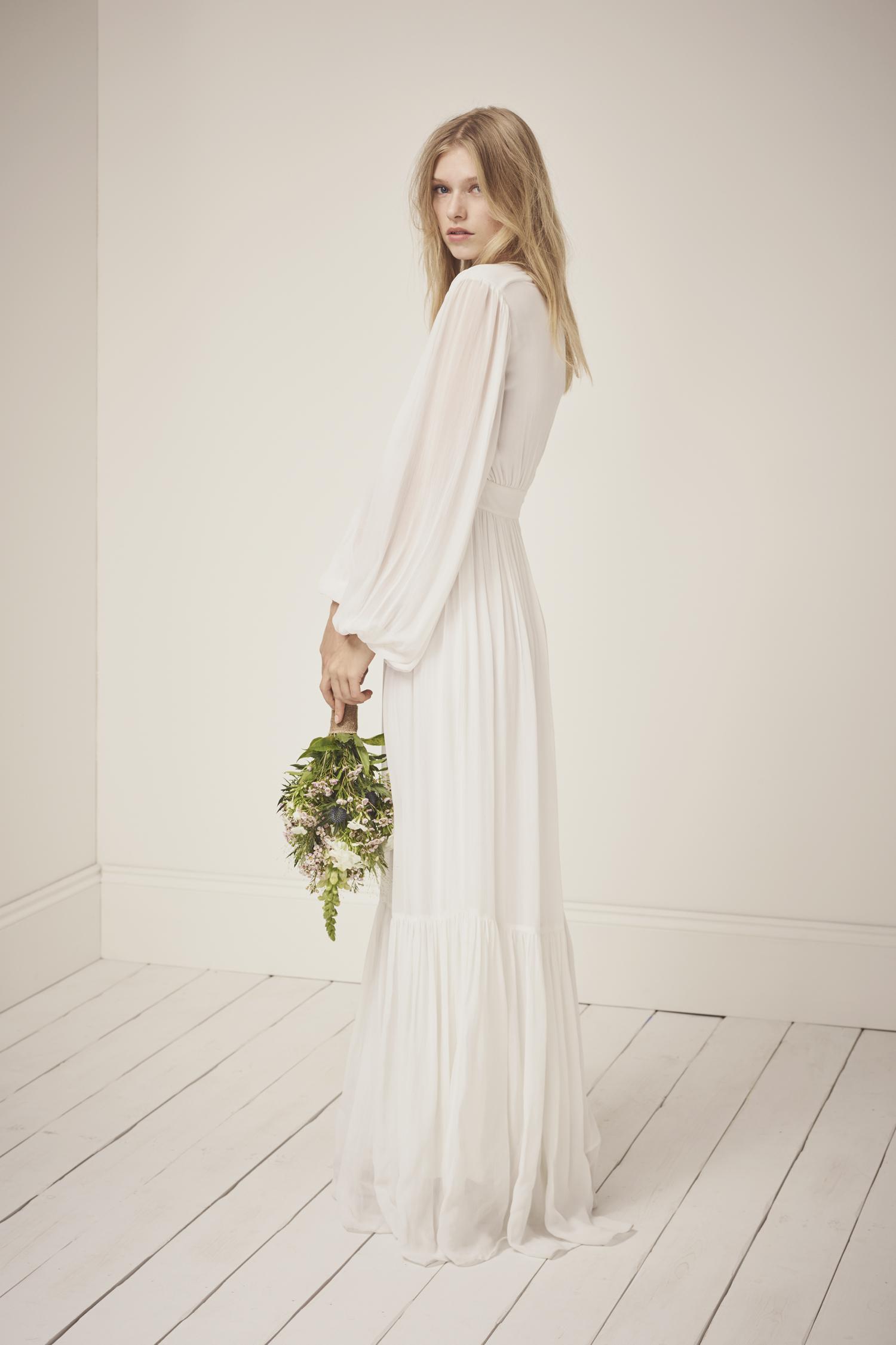 cari sparkle maxi wedding dress