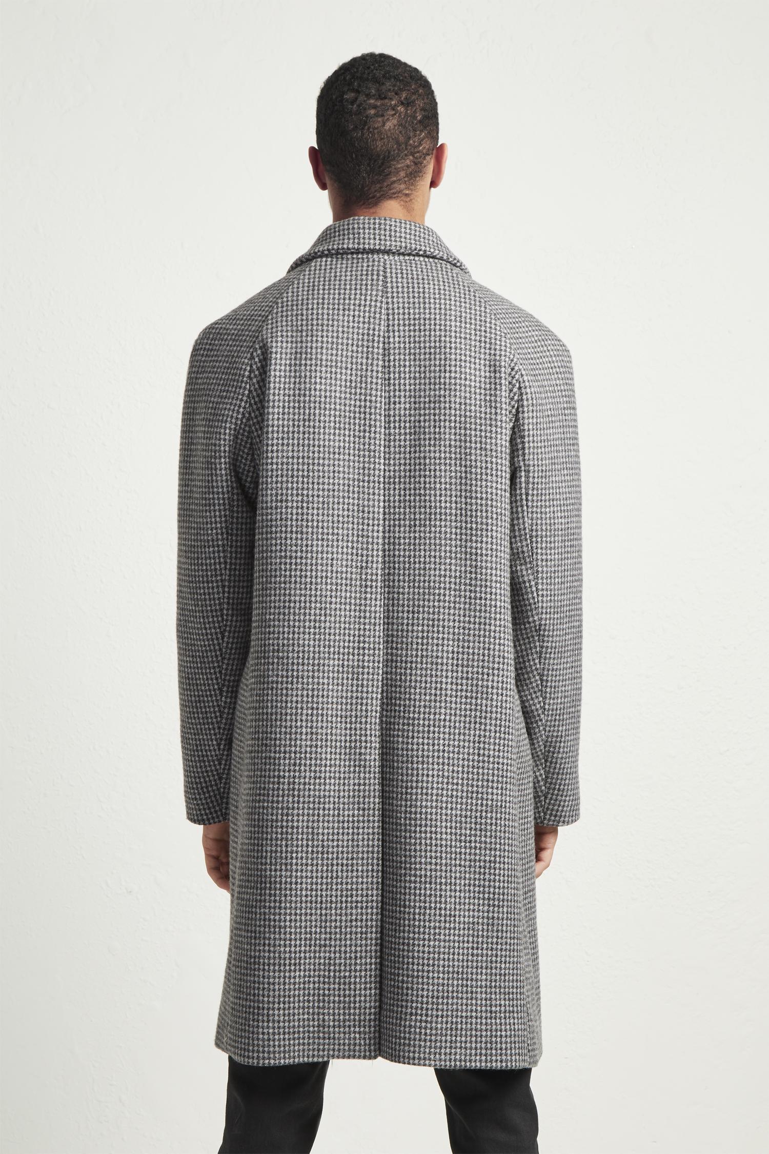 dog tooth check coat