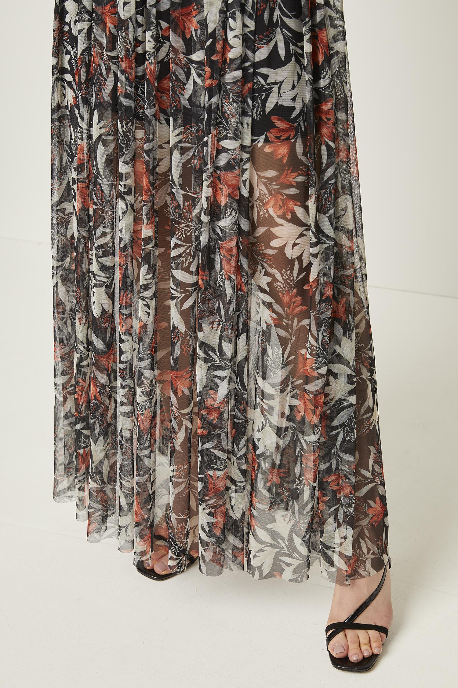 flori embroidered floral maxi dress