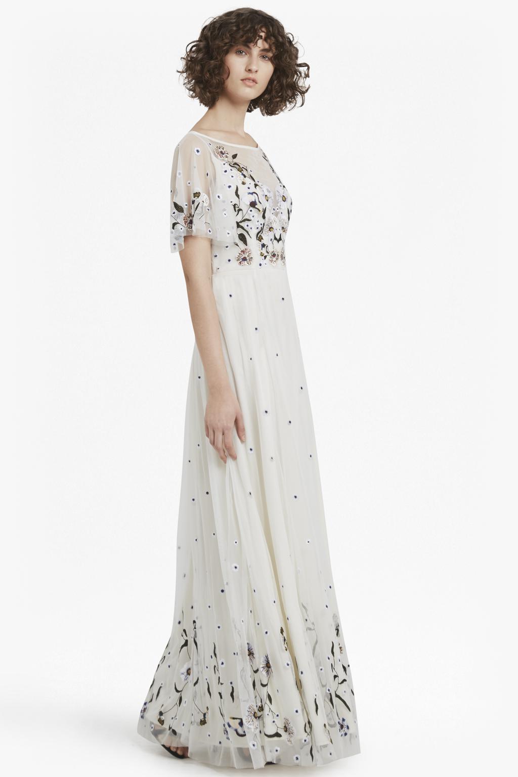 french connection white maxi dress