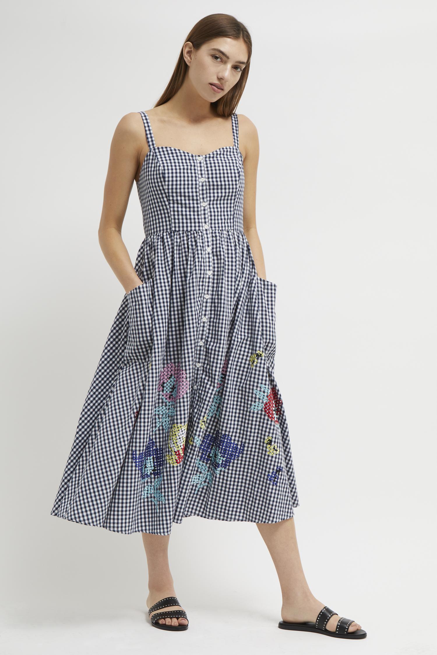 french connection gingham dress