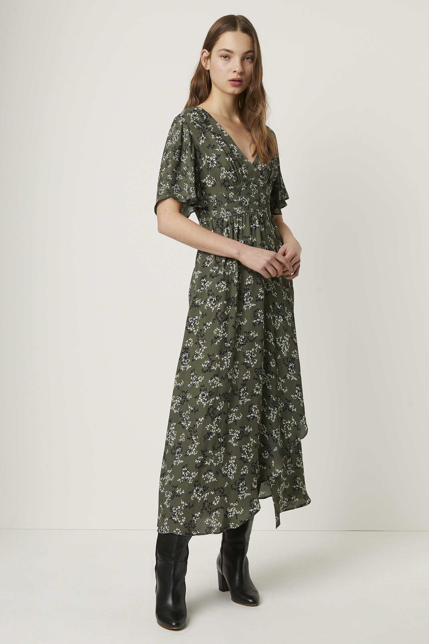 French Connection Synthetic Ansa Crepe 