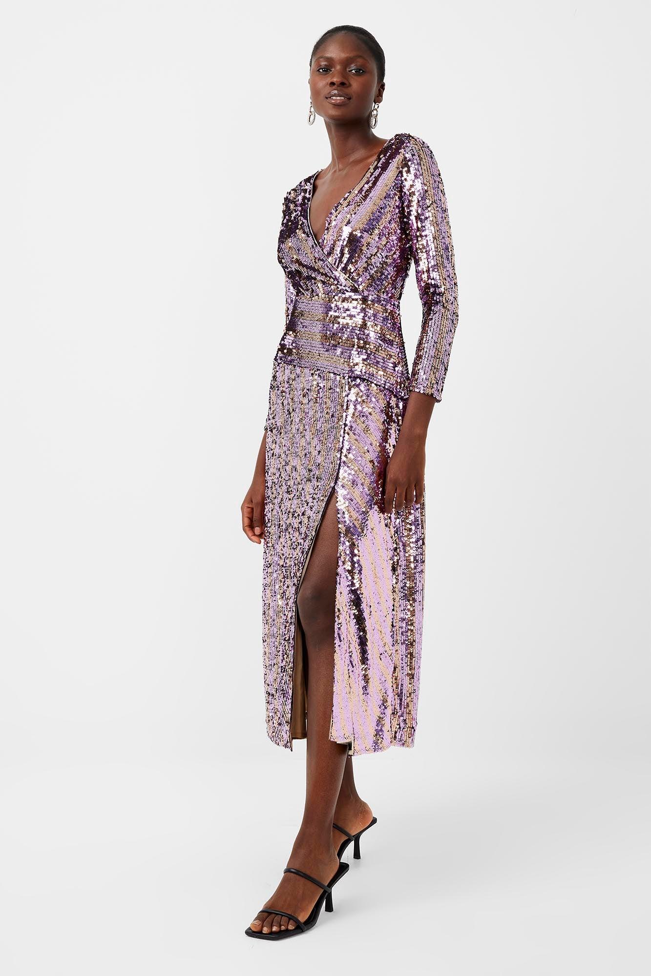 French Connection Fiki Sequin Dress | Lyst