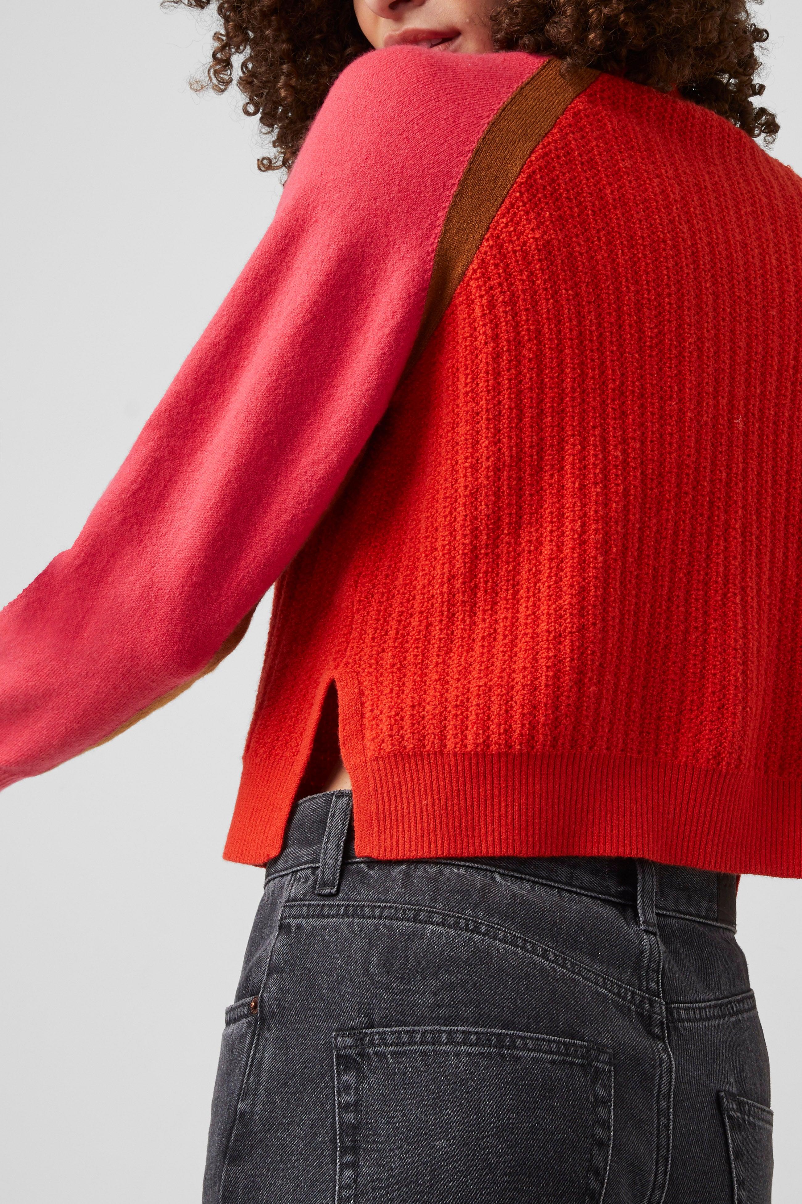 french connection red jumper