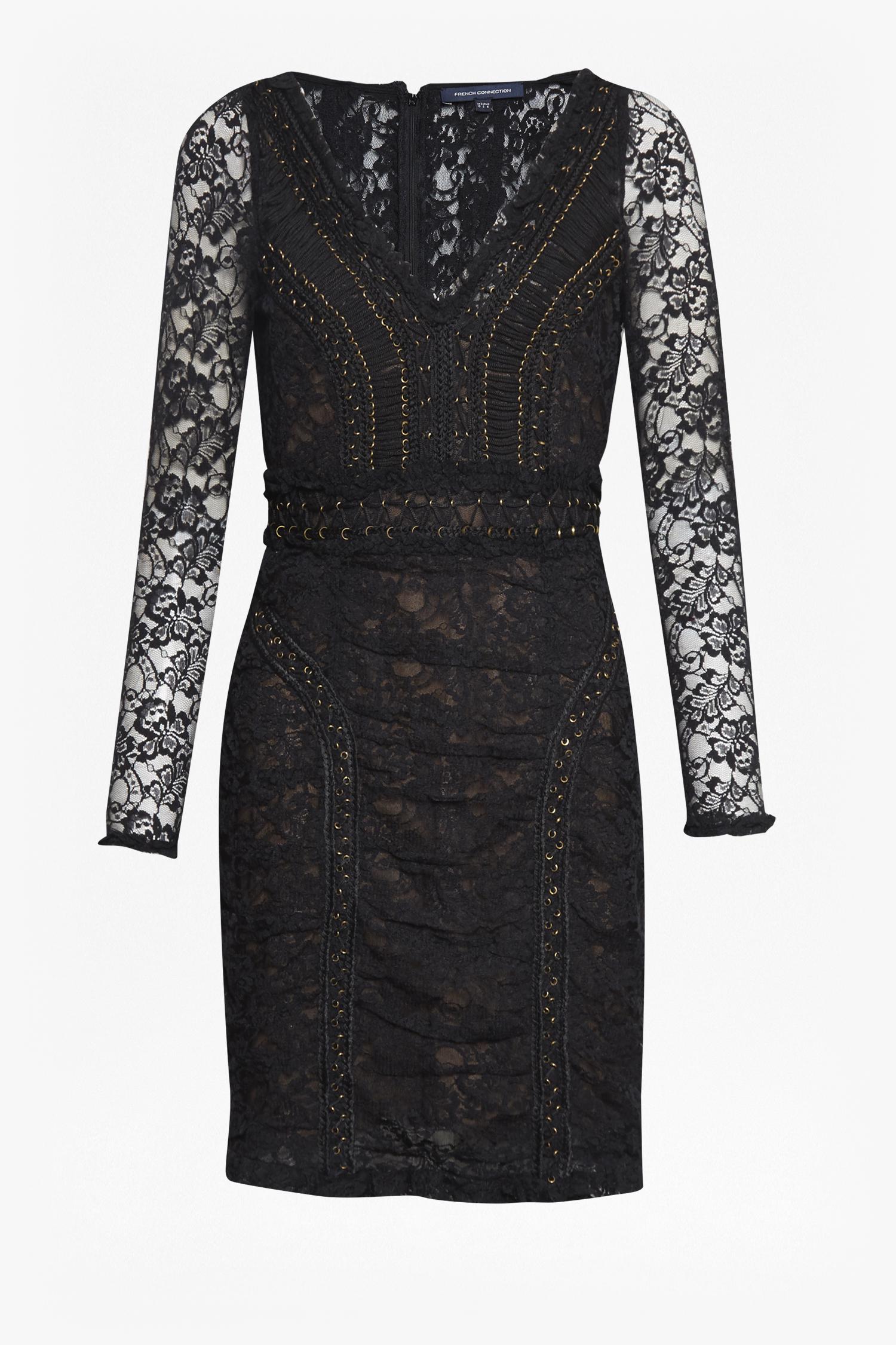 muriel lace bodycon dress