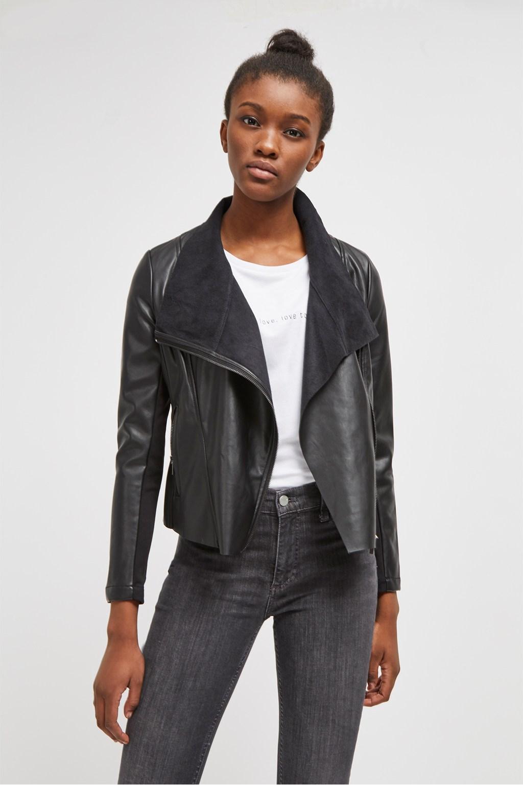 denim waterfall jacket