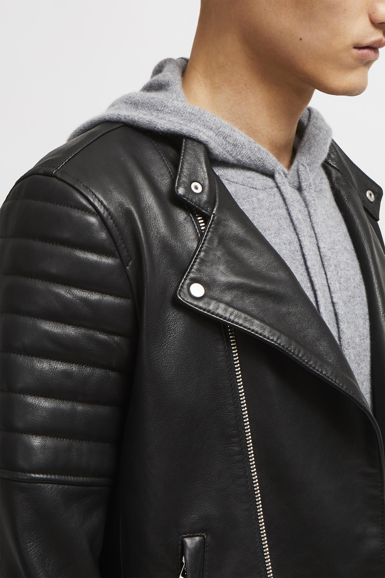 fcuk leather jacket