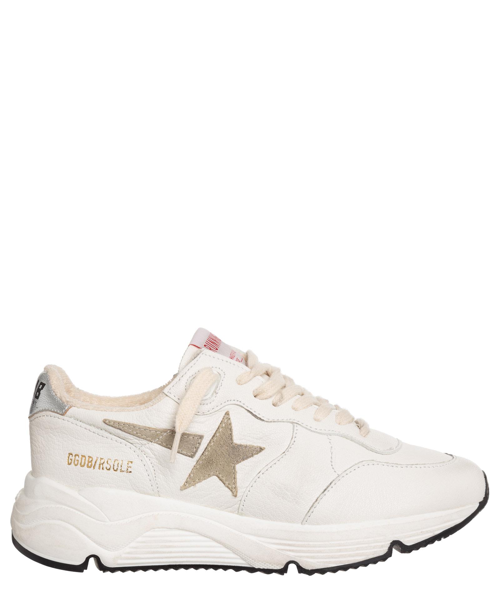 Golden Goose Running Sole Sneakers in White | Lyst