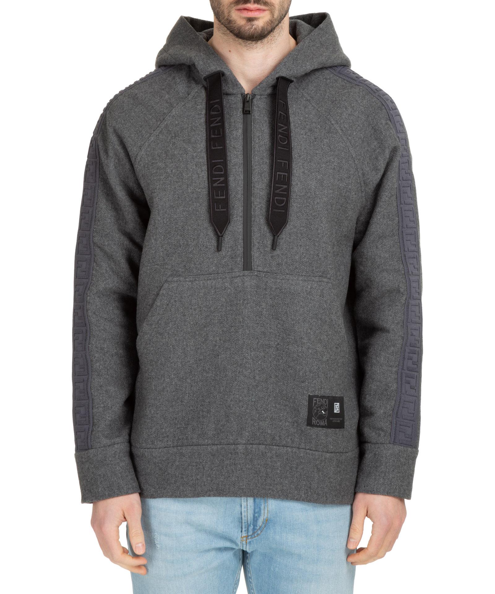 Fendi grey hoodie cheap