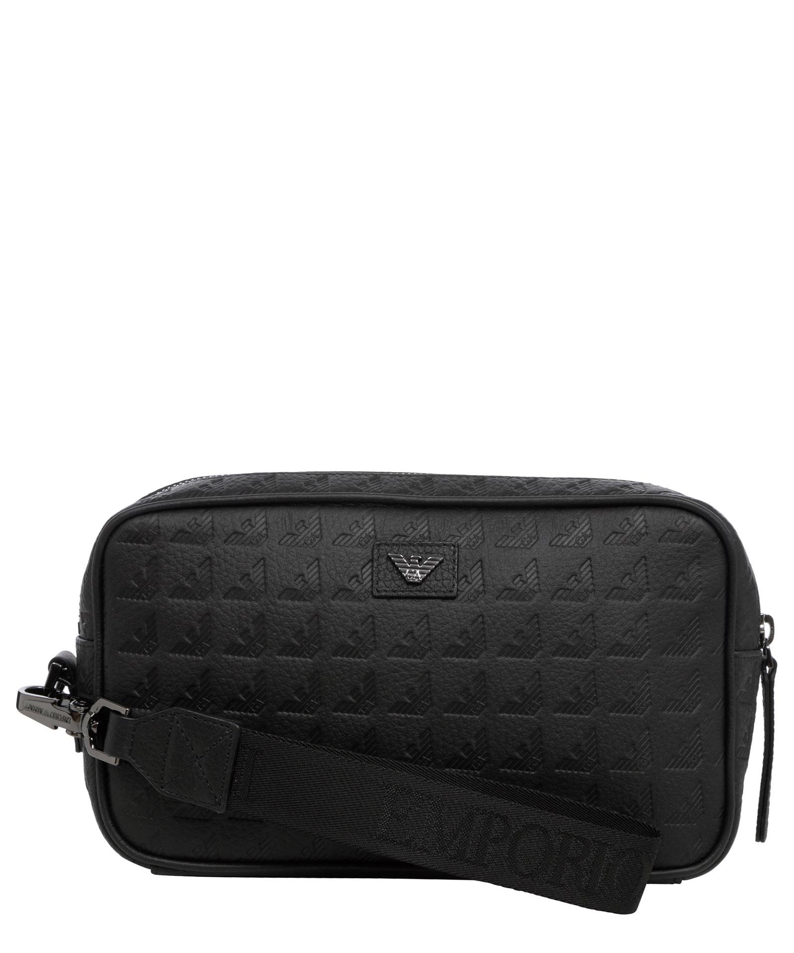 Emporio Armani Toiletry Bag in Black for Men Lyst UK