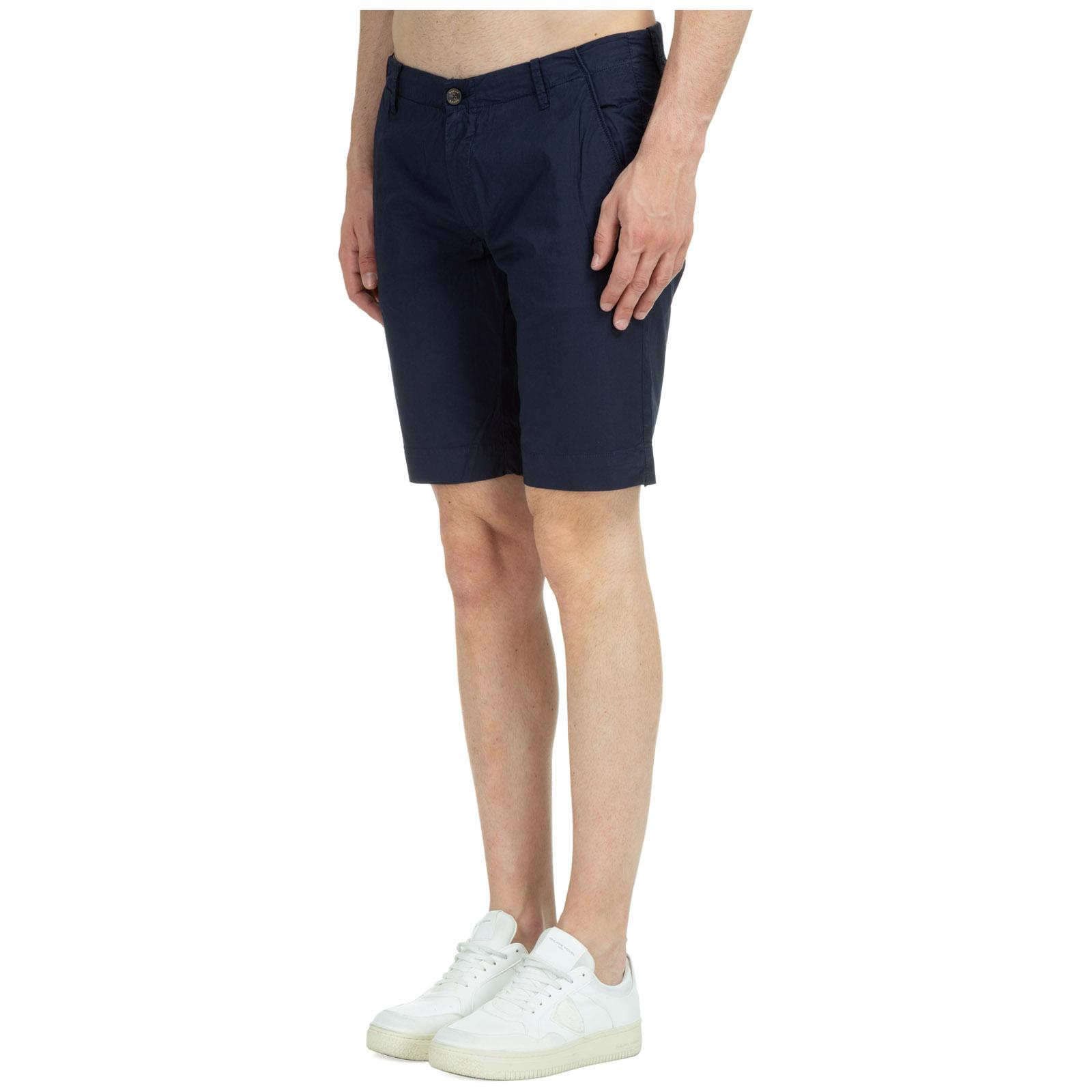AT.P.CO Cotton Shorts Bermuda Nat in Blue for Men | Lyst