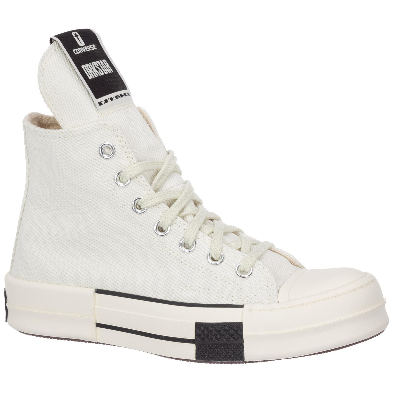 Rick Owens DRKSHDW Shoes High Top Trainers Sneakers Darkstar Converse X in  White for Men | Lyst