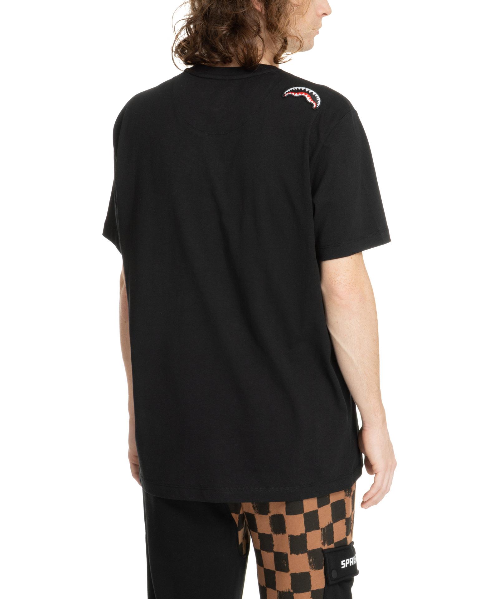 Tシャツ・カットソー SPRAYGROUND Men T-shirt Black SP717 BLK sprayground-Black-T-Shirt-