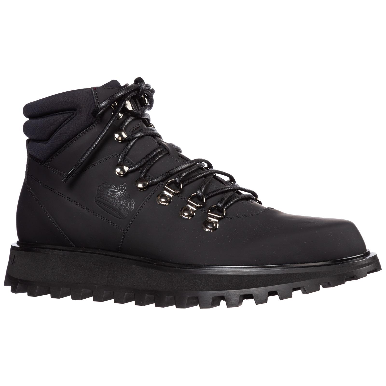 Dolce & Gabbana Men's Genuine Leather Ankle Boots in Nero (Black) for ...