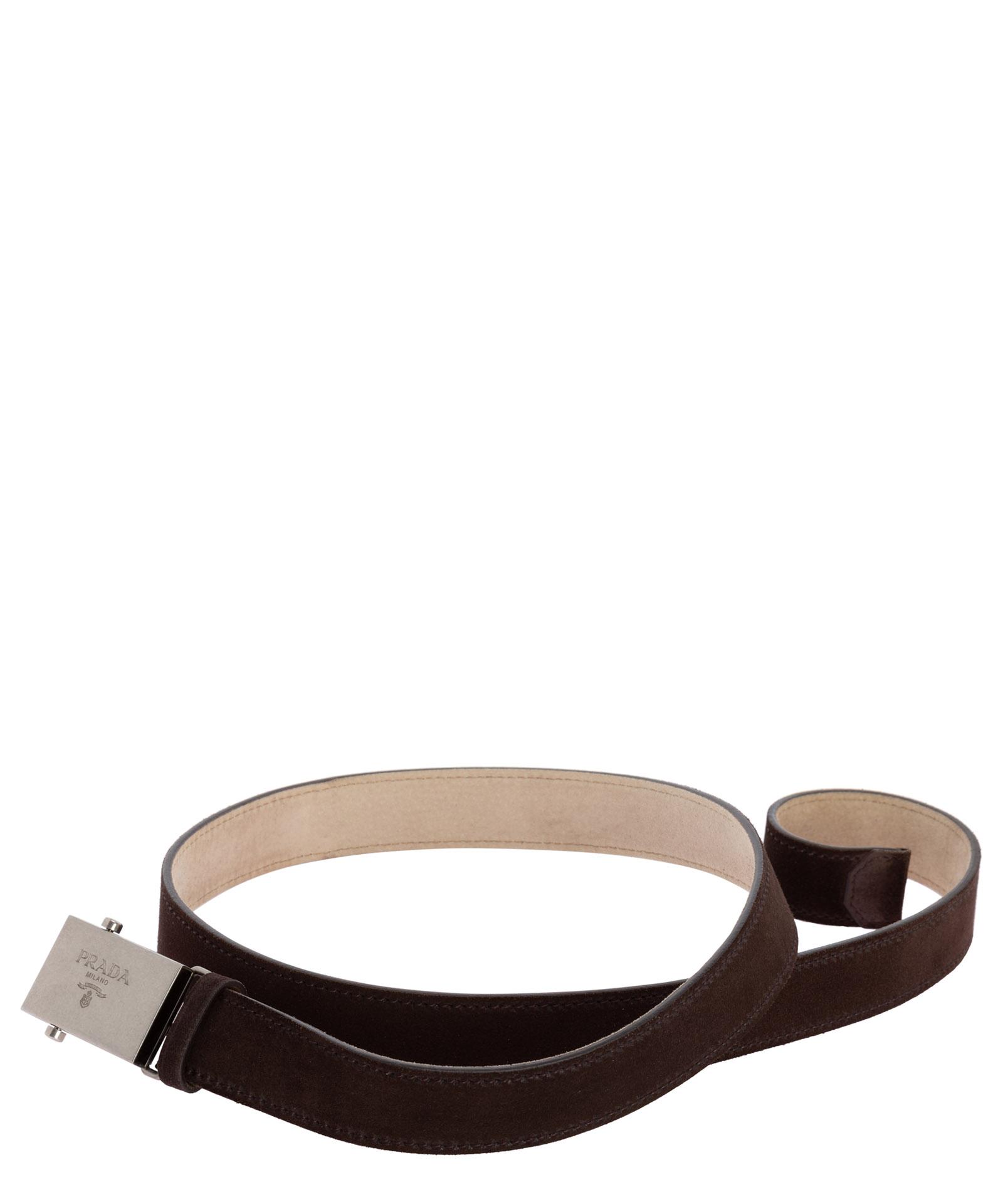 Prada Belt in Brown for Men | Lyst