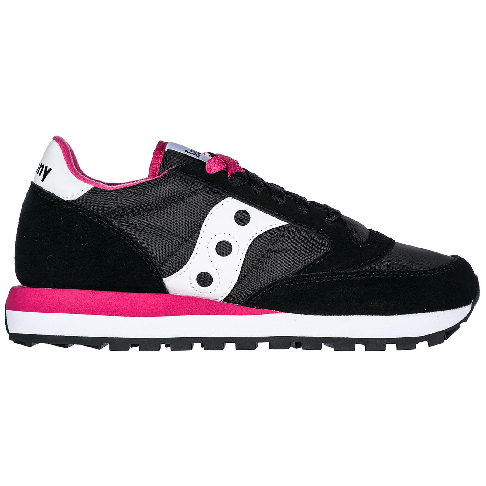 black and pink saucony shoes