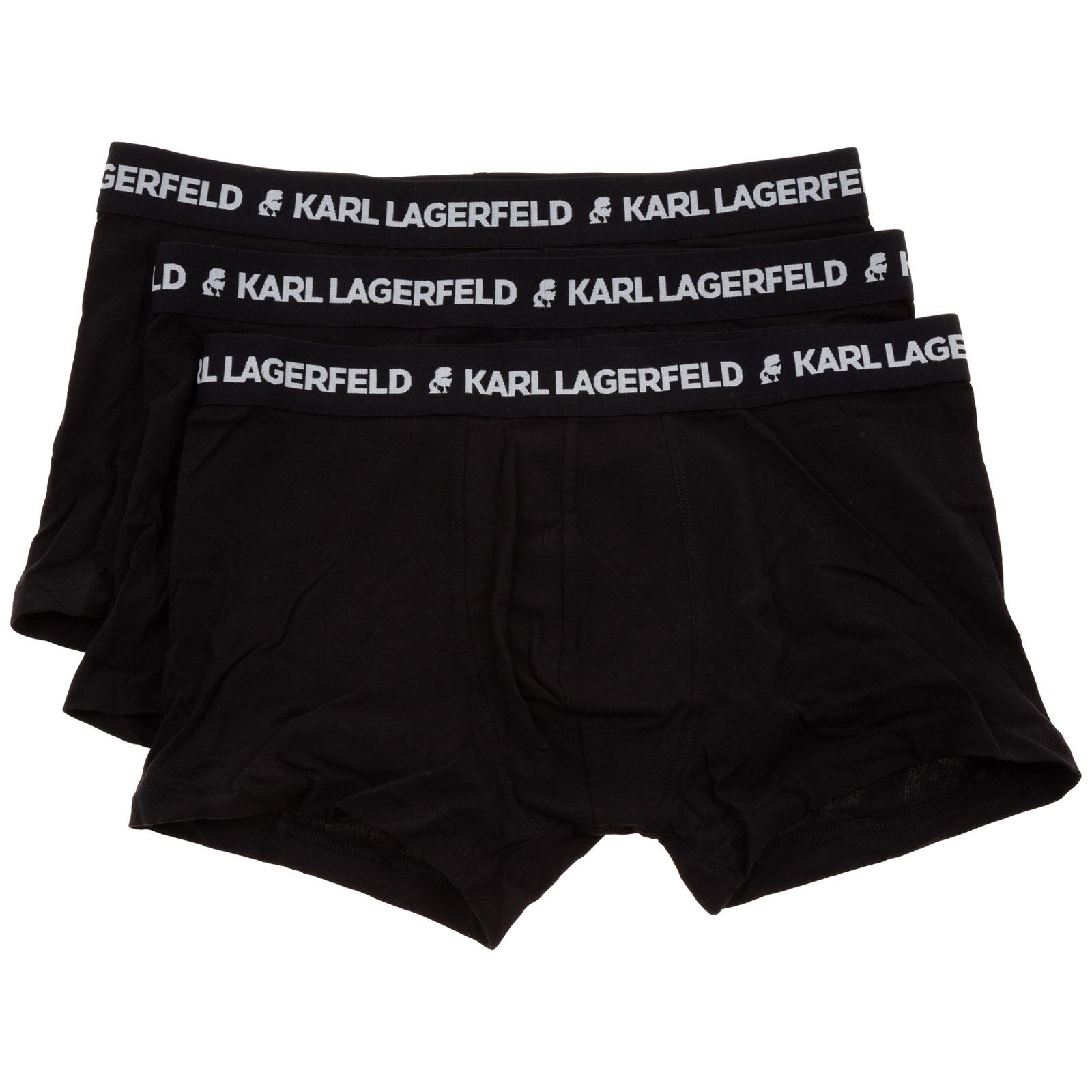 Karl Lagerfeld Cotton Men's Underwear Boxer Shorts Tripack Logo in Black  for Men - Lyst