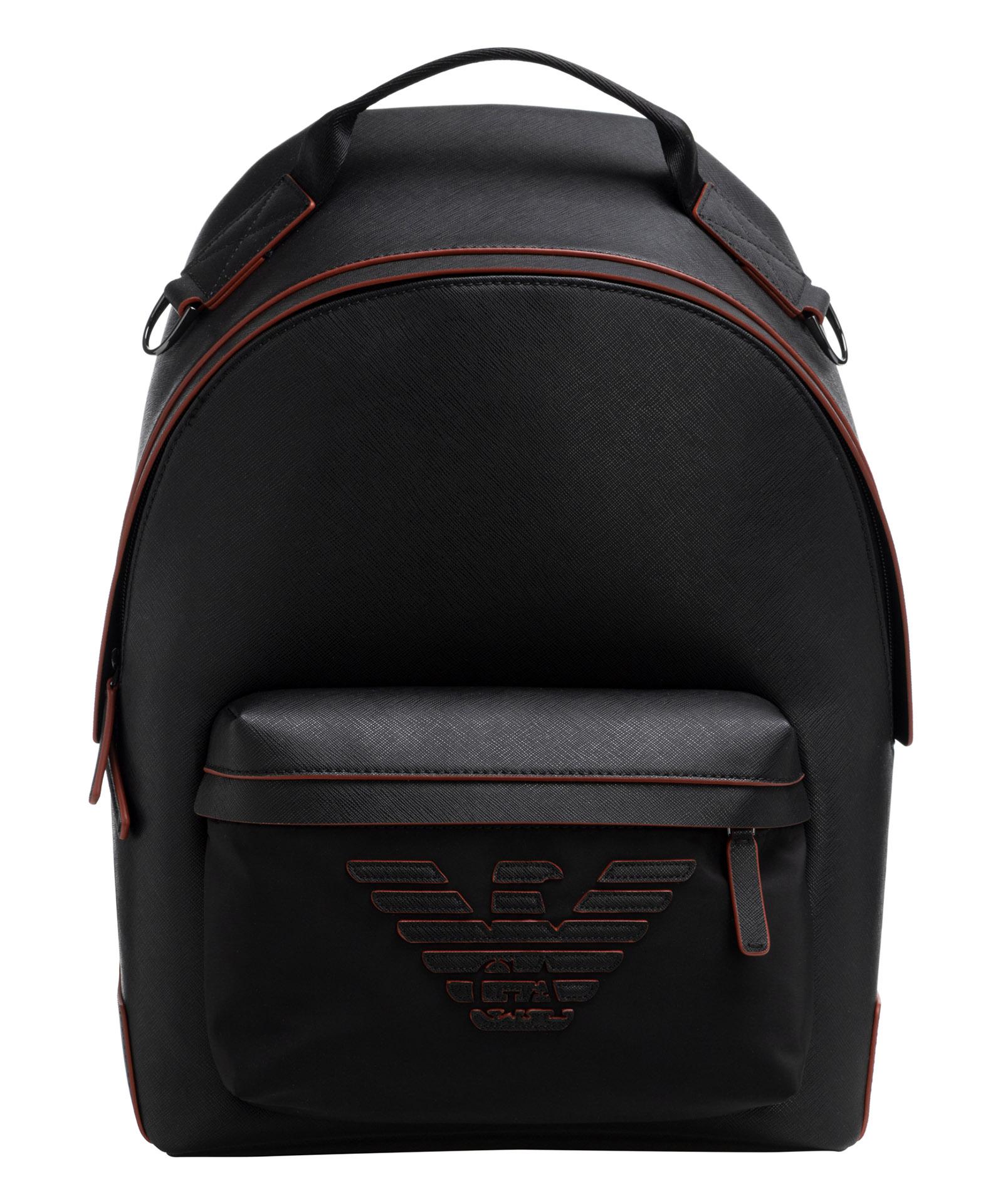Giorgio Armani Backpack in Black for Men | Lyst