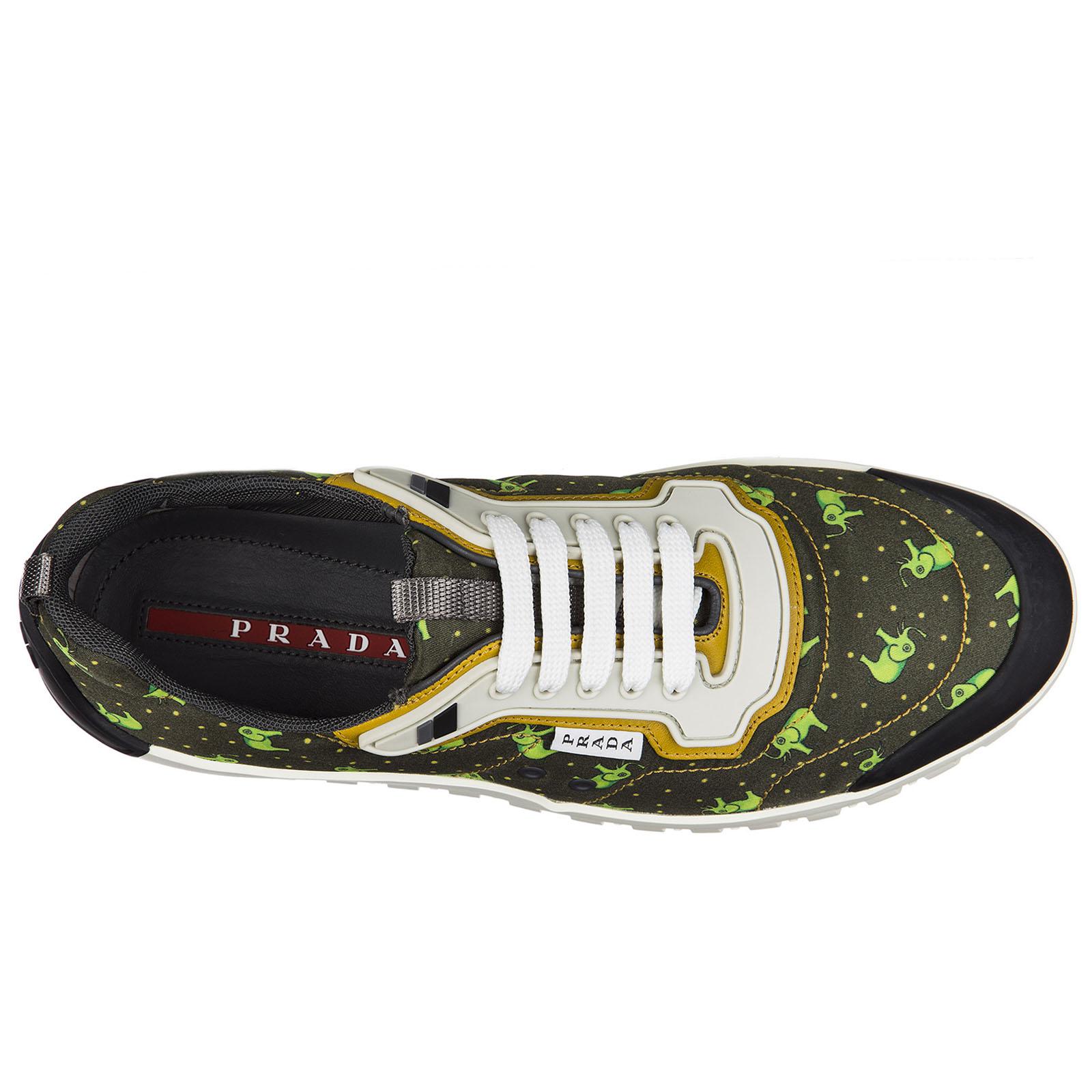 green prada trainers