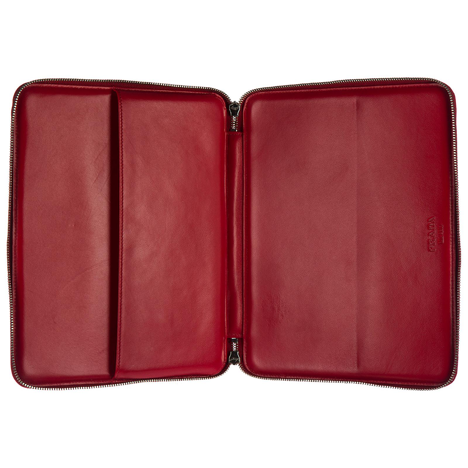 Prada Leather Smart Cover Case Custodia New Ipad Apple 3 4 Air in Red for  Men - Lyst