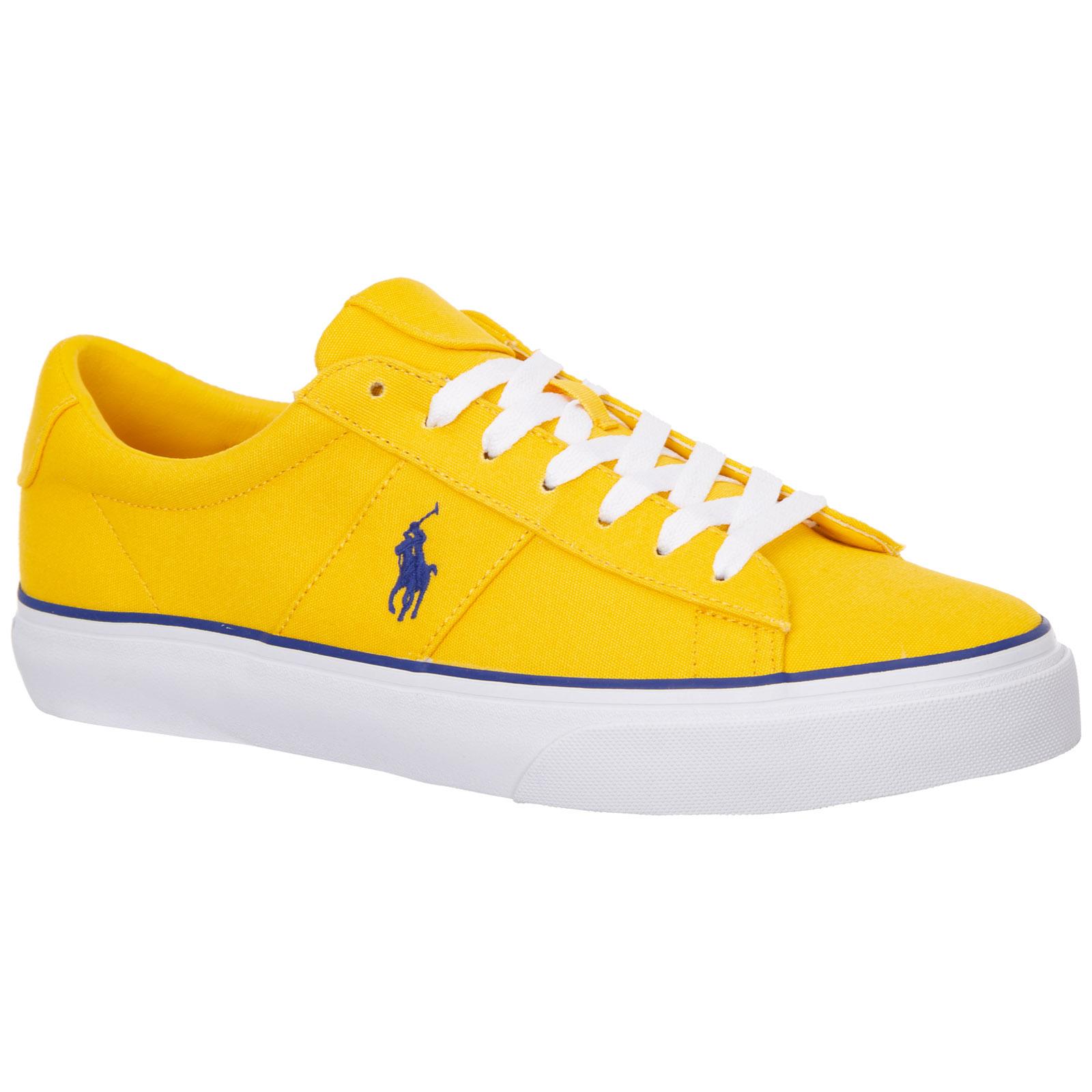 Polo Ralph Lauren Shoes Cotton Trainers Sneakers in Yellow for Men | Lyst