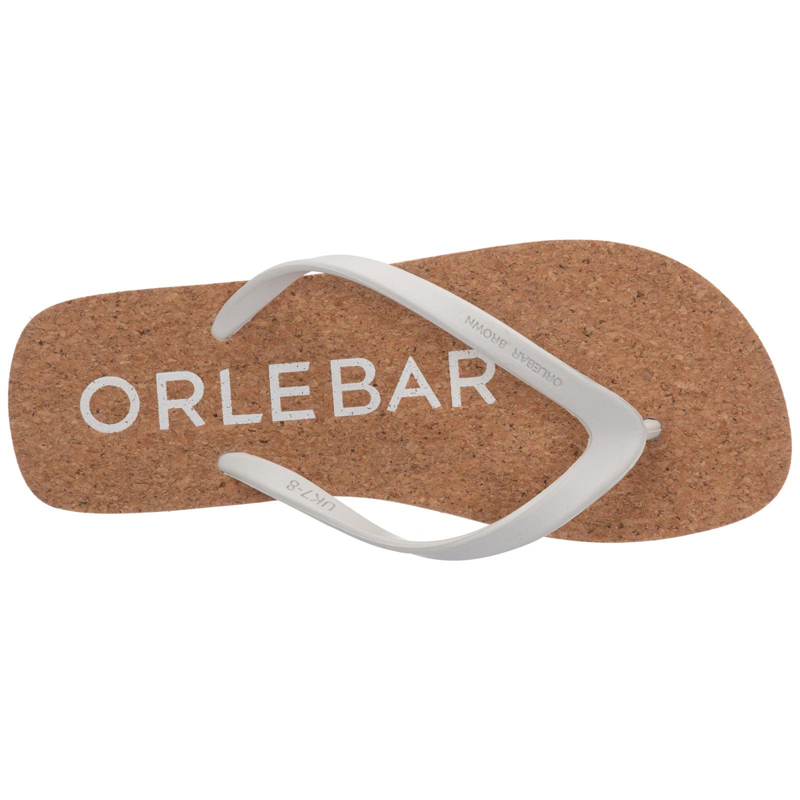 Orlebar Brown Men's Rubber Flip Flops Sandals Haston Cork in White for ...