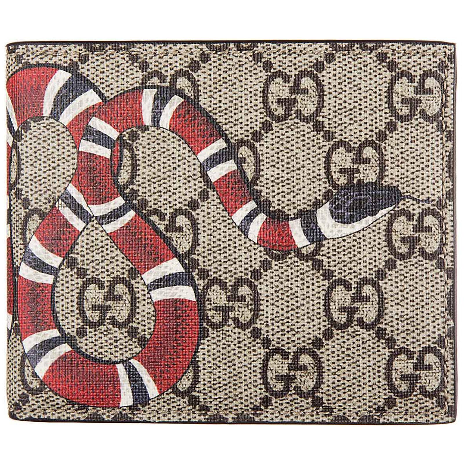 gucci snake supreme wallet