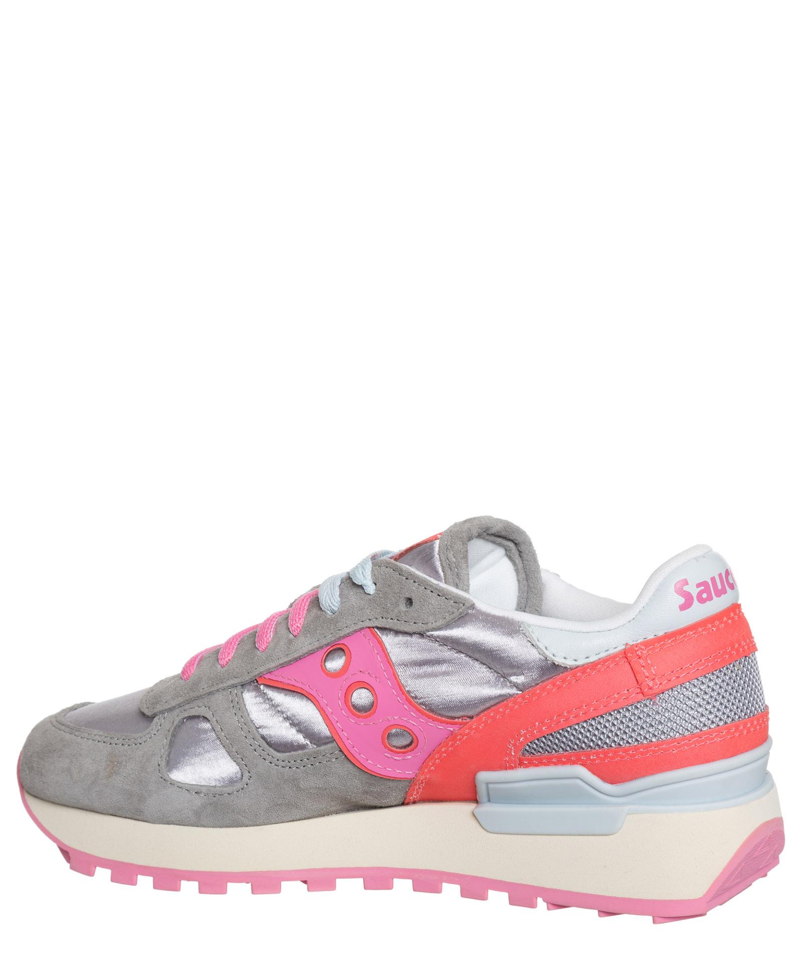 Saucony Shadow Original Leather Sneakers in Pink | Lyst