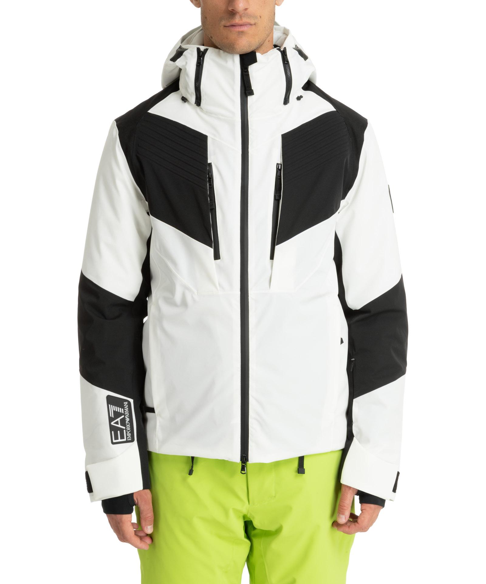EA7 Stratum 7 Ski Jacket in White for Men | Lyst