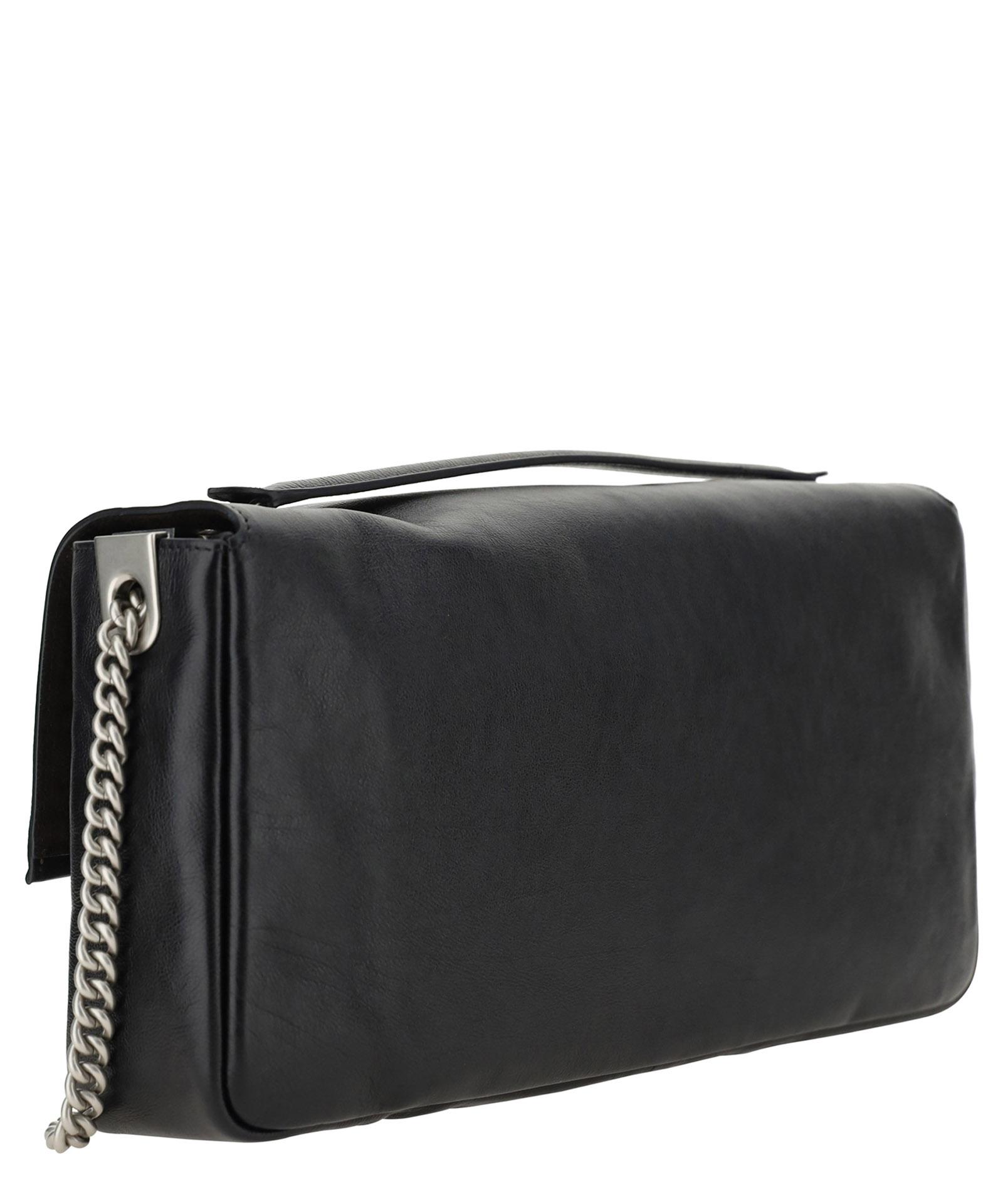 Fendi Baguette Chain Large Shoulder Bag in Black | Lyst