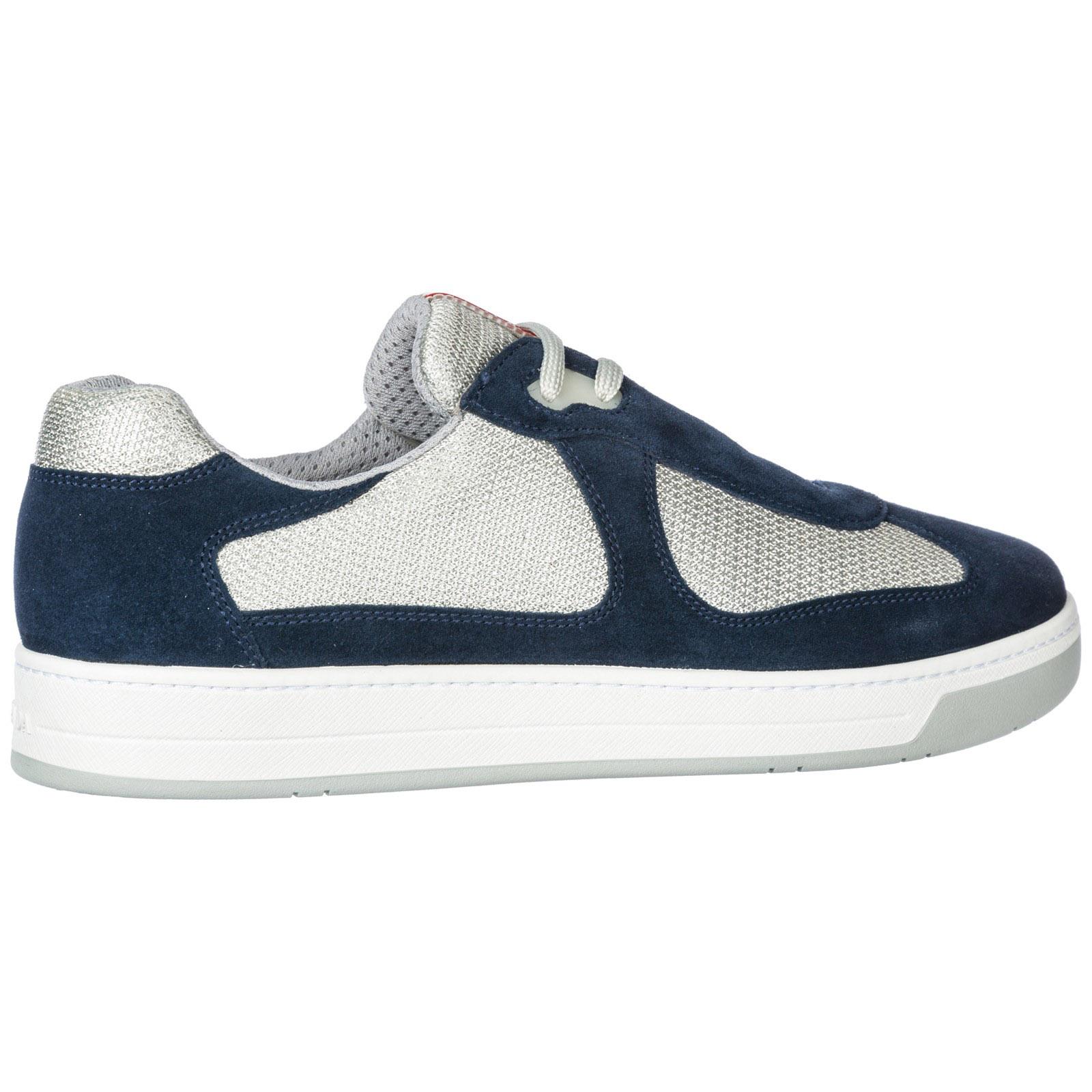 Blue prada mens shoes Clearance