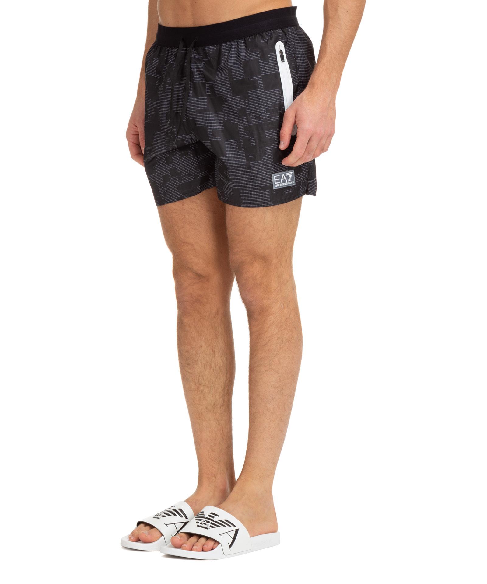 EA7 Sea World Sea World Swim Shorts in Black for Men Lyst