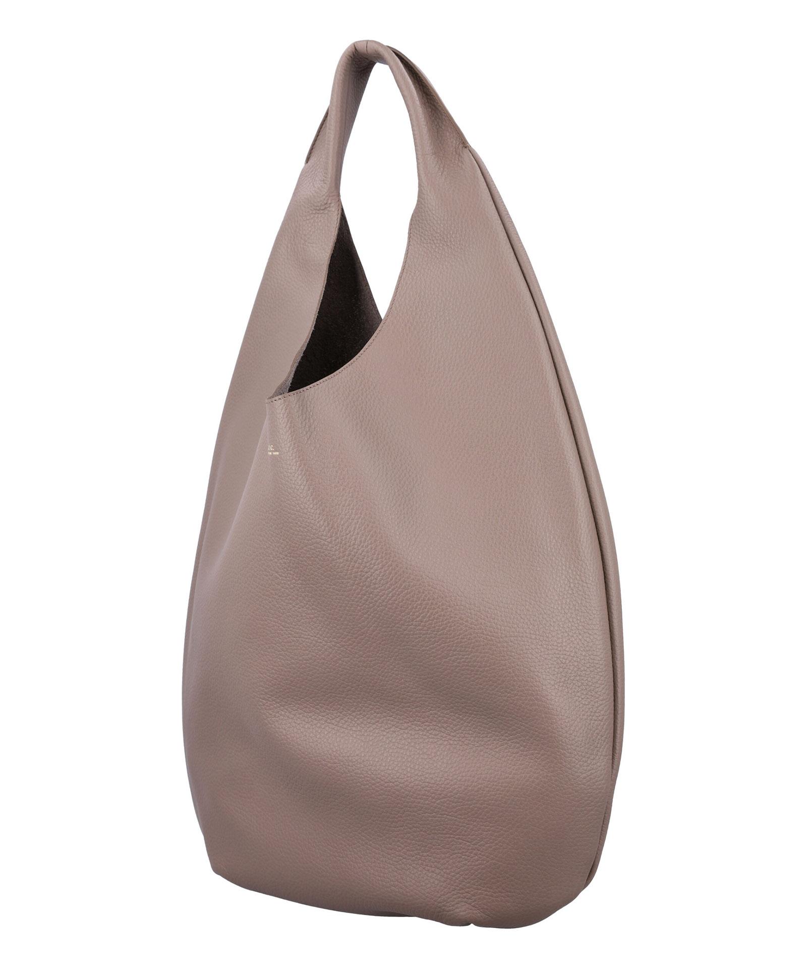 トートバッグ Le Neige Shopper Bag - A.P.C. - Leather - Brown A.P.C. Le Neige Tote Bag | Brown | FARFETCH
