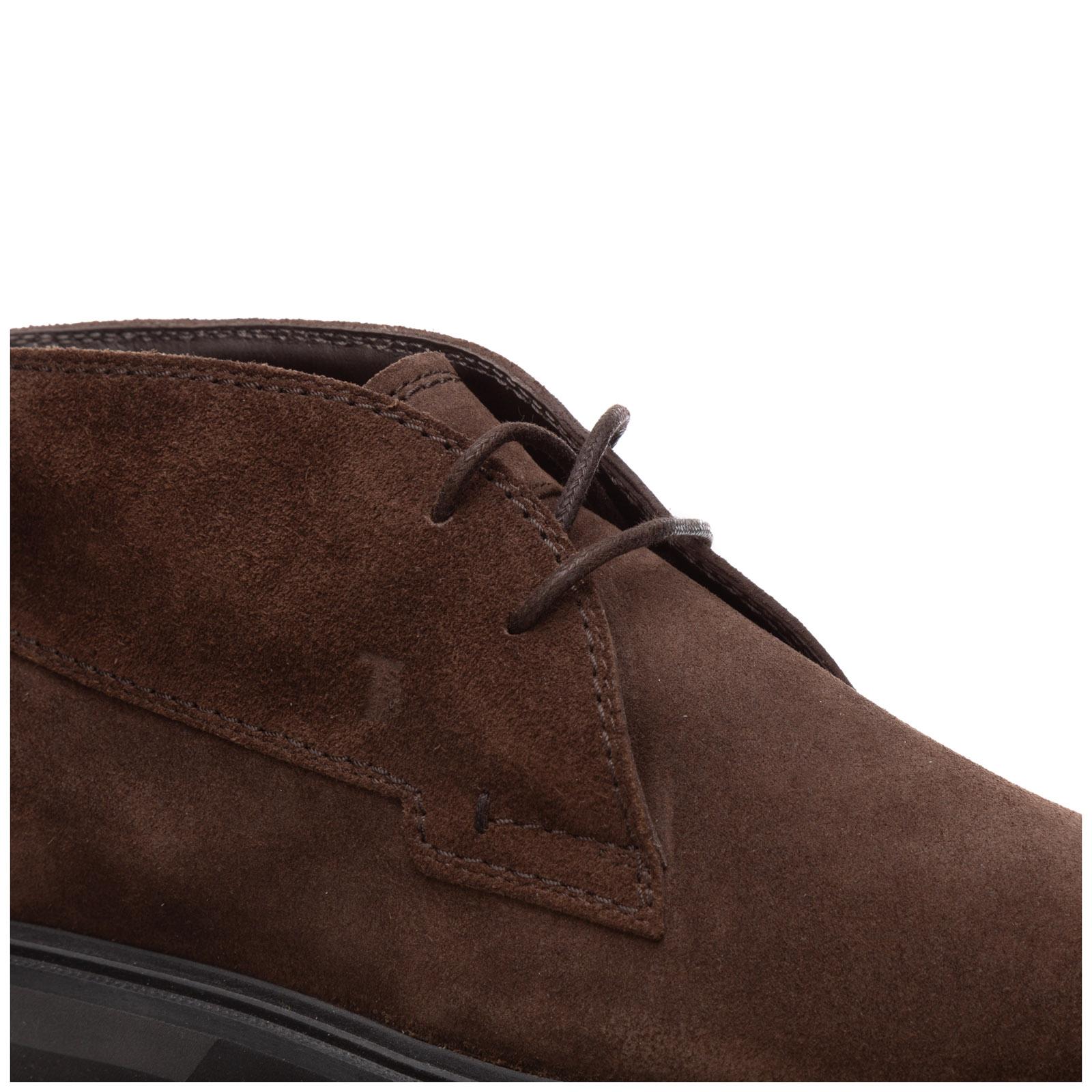 Tod's Suede Desert Boots Lace Up Ankle Boots in Brown for Men | Lyst
