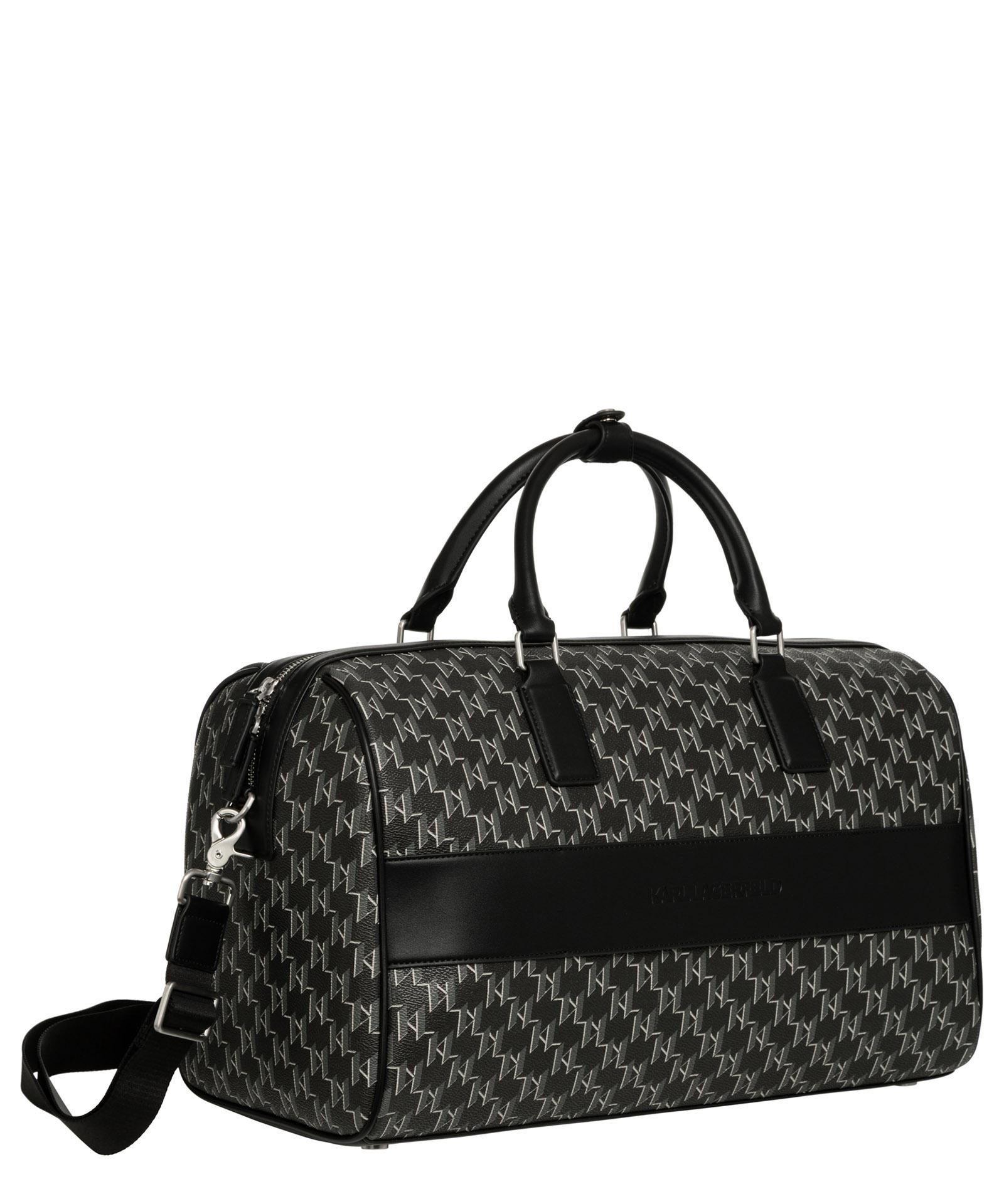 Karl Lagerfeld K/mono Klassik Duffle Bag in Black | Lyst