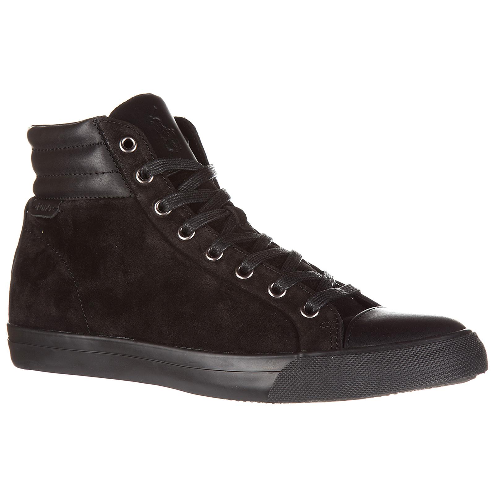 ralph lauren high top shoes