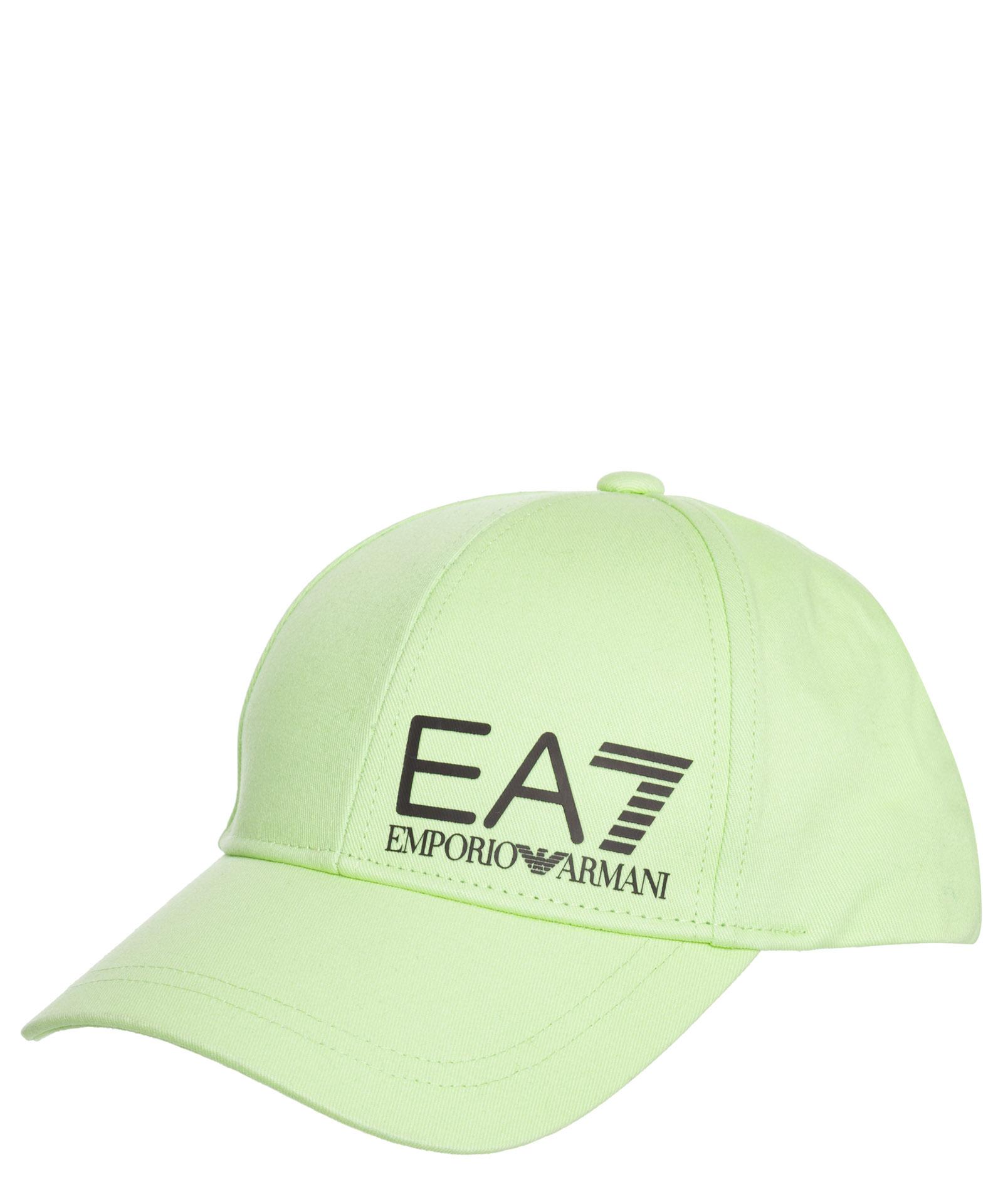 EA7 Cotton Hat in Green for Men | Lyst