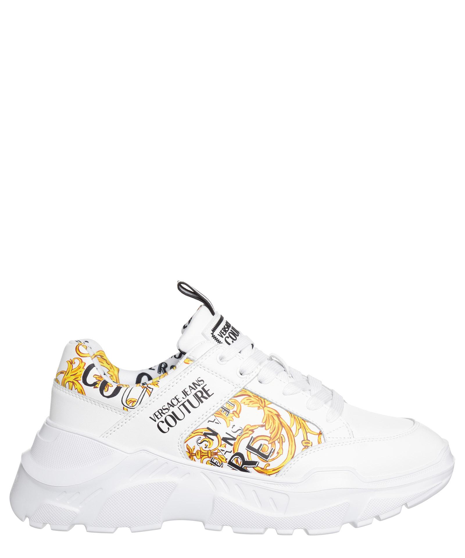 Versace Jeans Couture Speedtrack Logo Couture Sneakers in White for Men ...