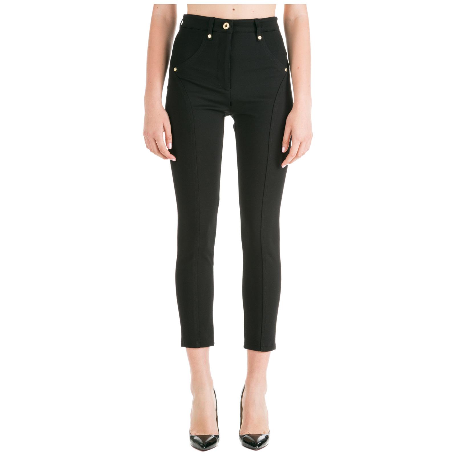 Versace Jeans Synthetic Women's Trousers Pants in Nero (Black) Lyst
