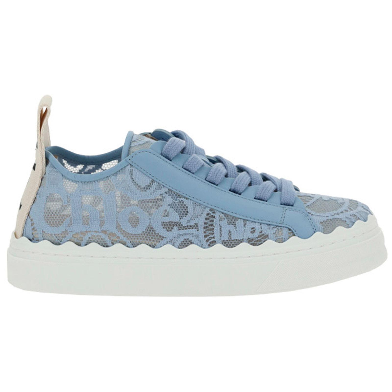 Chloé Shoes Trainers Sneakers Lauren in Blue | Lyst Canada